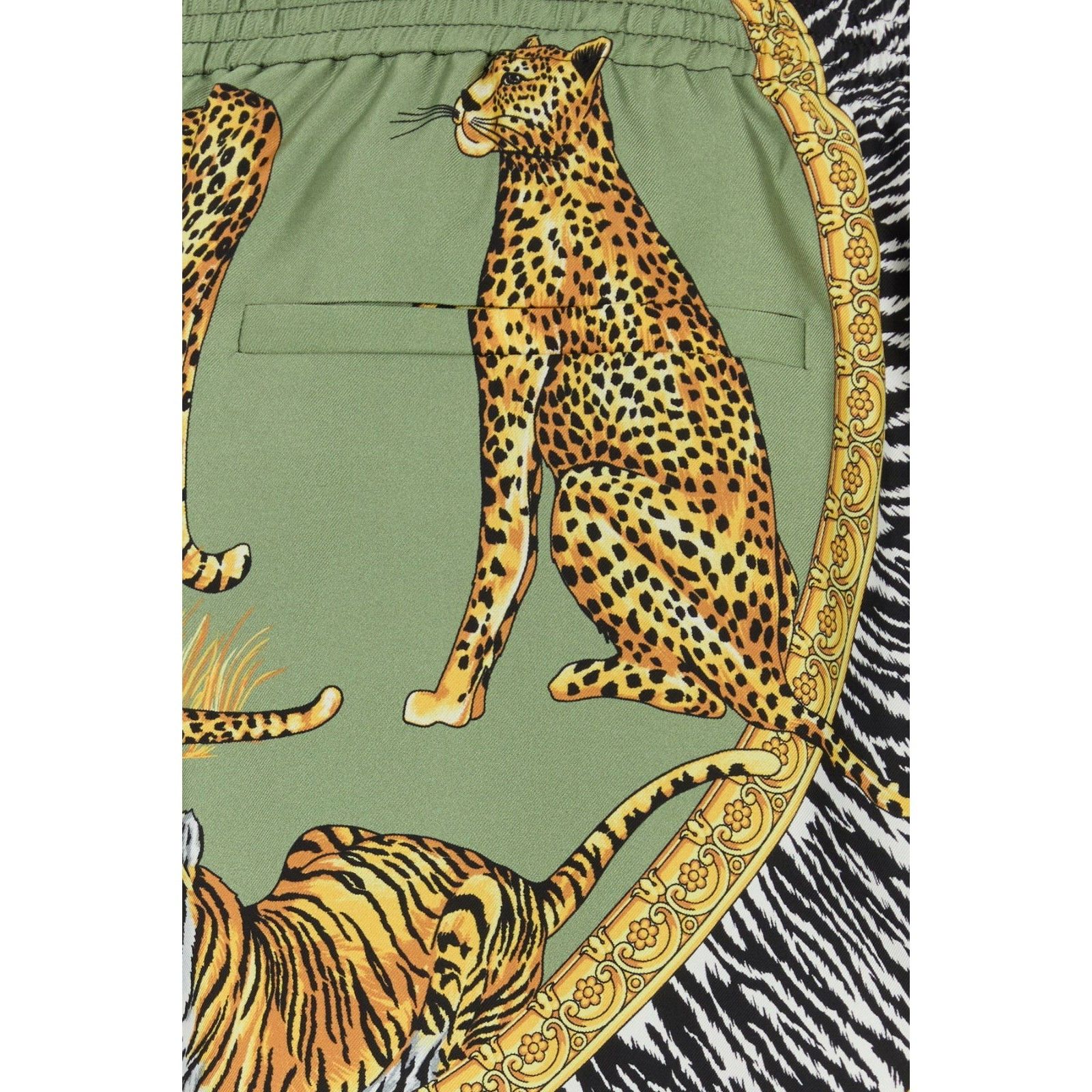 Versace VERSACE Silk Bermuda Shorts New & Authentic (Men's size:US 3 Size US 36 / EU 52 - 3 Thumbnail