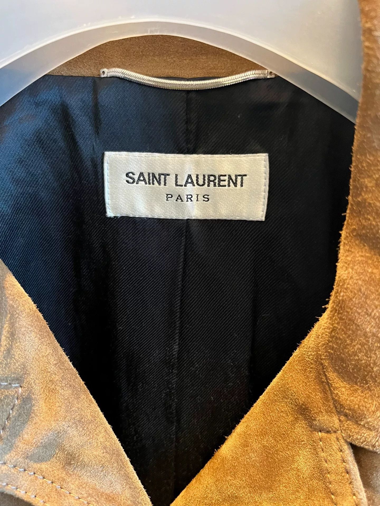 Saint Laurent Paris Saint Laurent SLP Runway Suede Slim Jacket Size US S / EU 44-46 / 1 - 4 Thumbnail