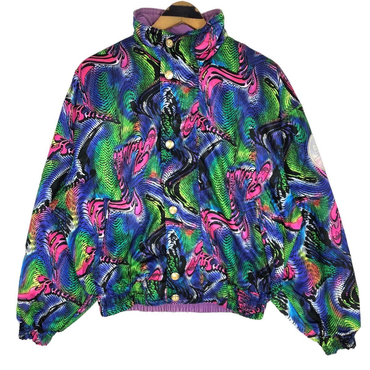 Adidas Vintage 80s Adidas Originals Reversible Nylon Light Jacket Size US L / EU 52-54 / 3 - 1 Thumbnail