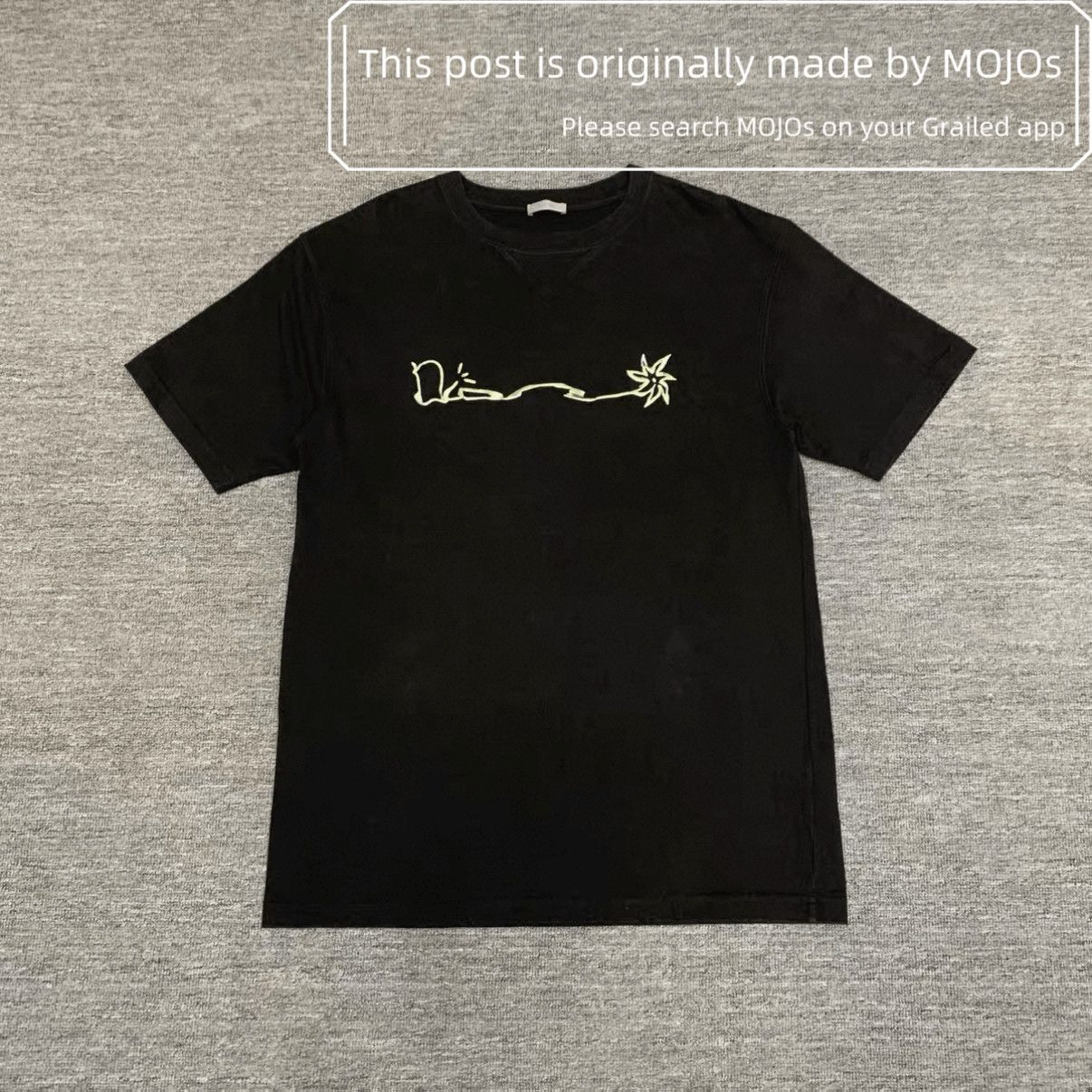 Dior × Travis Scott Dior x Travis Scott Stitch Tee Mojos152629 Size US L / EU 52-54 / 3 - 1 Thumbnail