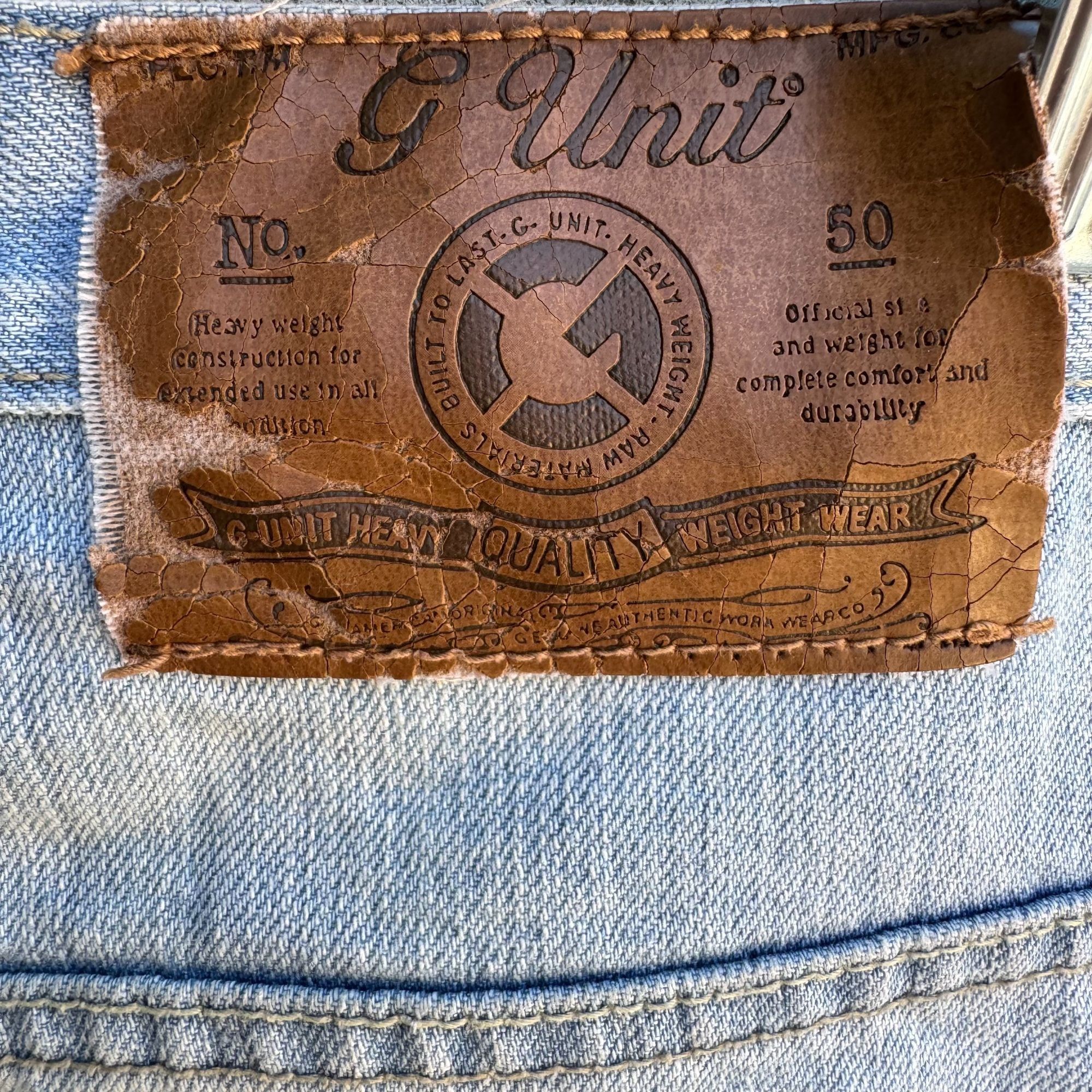 Other G Unit Heavy Weight Wear Vintage Mens Streetwear Hip Hop Blu Size US 44 / EU 60 - 2 Thumbnail