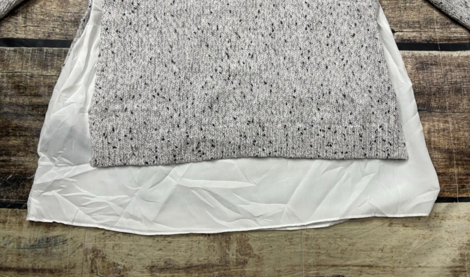 Club Monaco Club Monaco Sweater Womens XS Wool Blend Twofer Confetti Size XS / US 0-2 / IT 36-38 - 8 Thumbnail