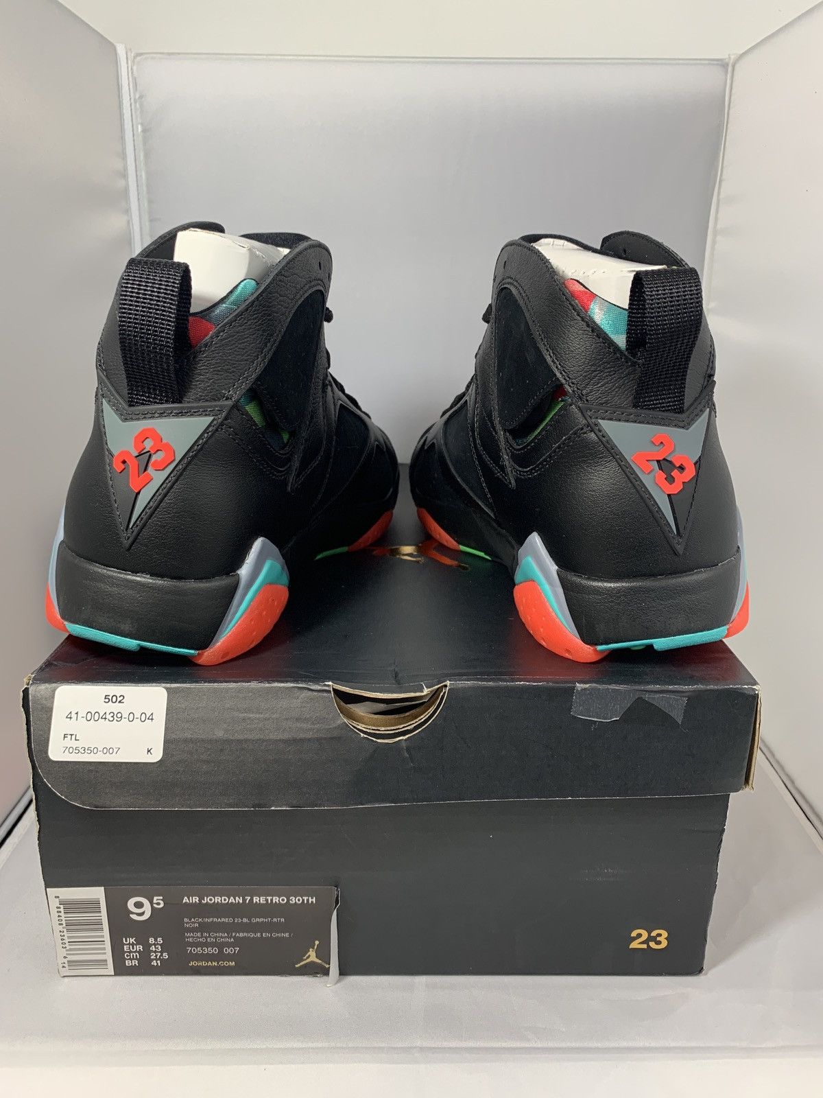 Jordan Brand Air Jordan 7 Retro 30th “Barcelona nights” Size US 9.5 / EU 42-43 - 3 Thumbnail