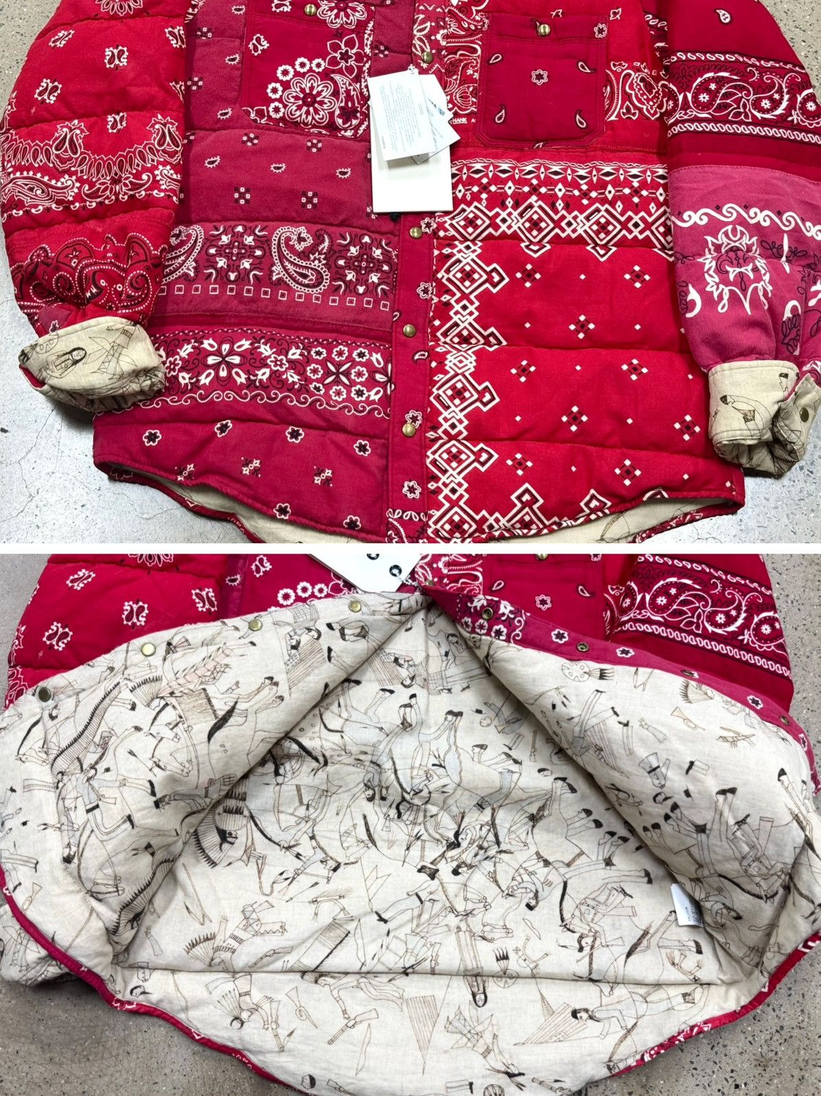 Visvim Visvim ict kerchief down jkt Bandana Size US L / EU 52-54 / 3 - 6 Thumbnail