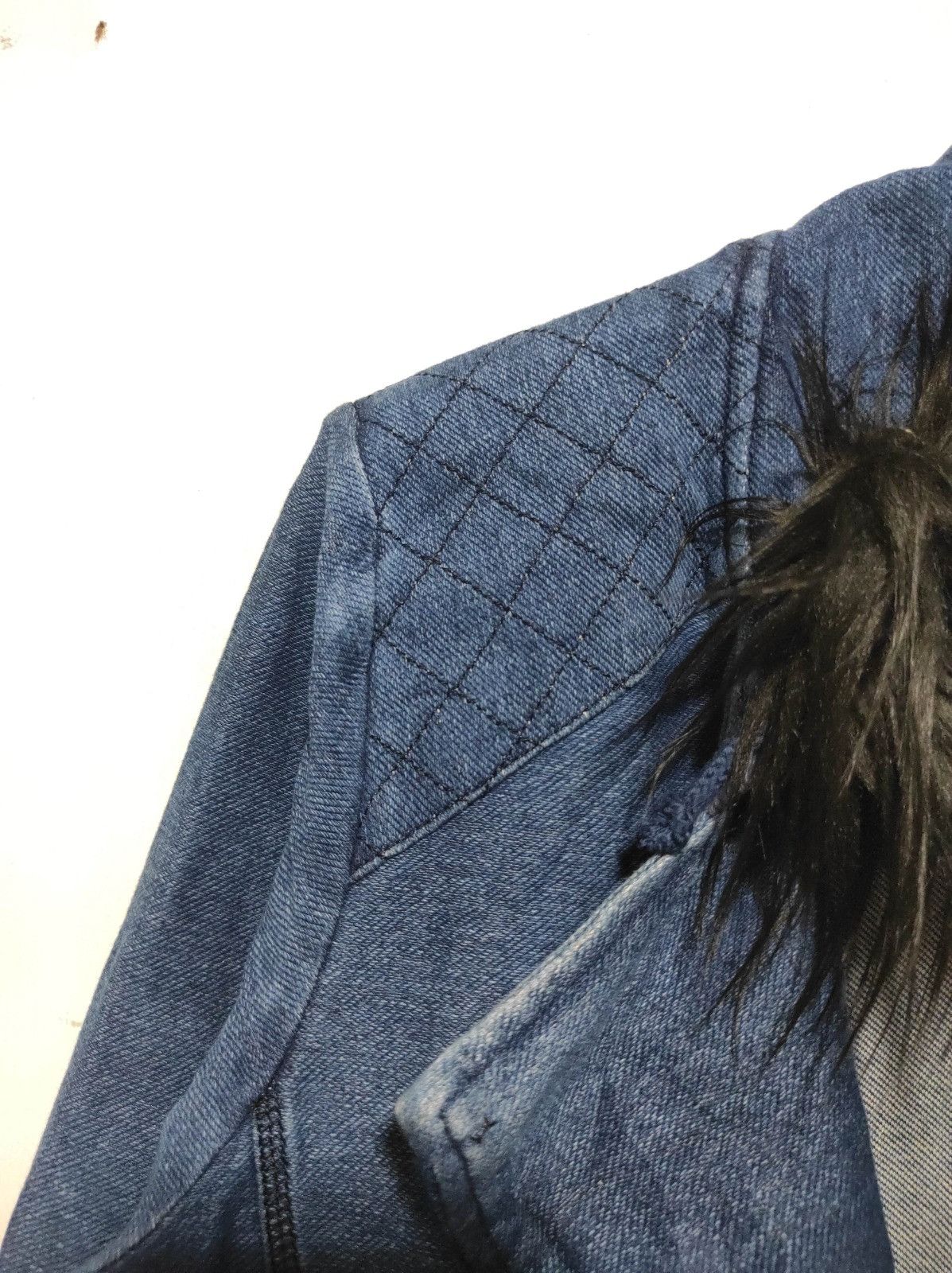 Japanese Brand Noa-ge denim cardigan Fur hoodie ifsix LGB style Size US M / EU 48-50 / 2 - 6 Thumbnail