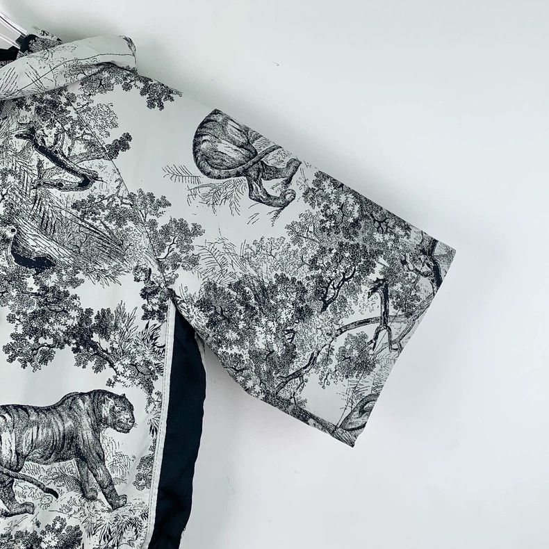 Dior Dior Colour-blocked animal jungle series printed hooded ha Size XXS / US 00 / IT 34 - 3 Thumbnail