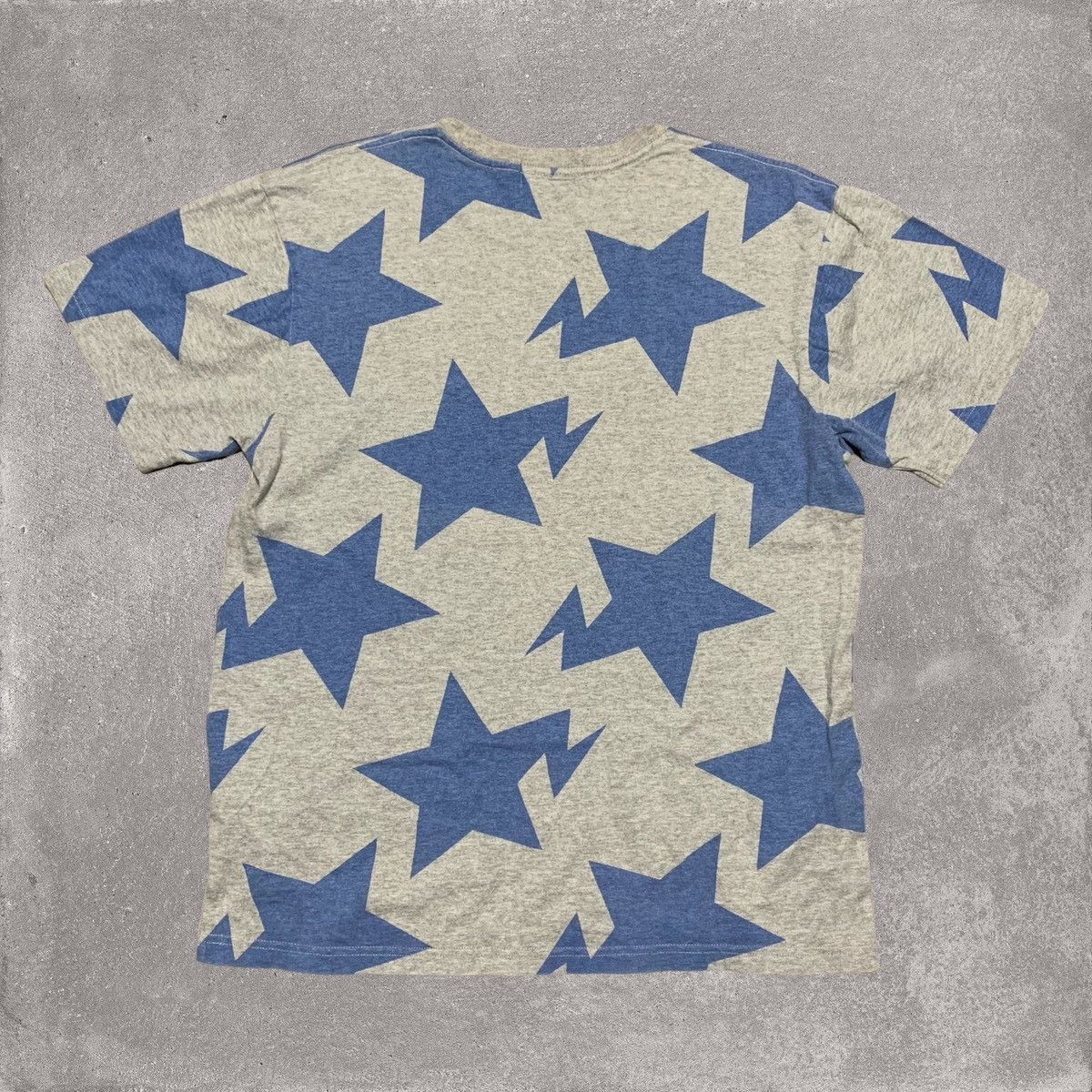 Bape Bape Small All Over Bape Sta Grey Tee A Bathing Ape Size US S / EU 44-46 / 1 - 2 Thumbnail