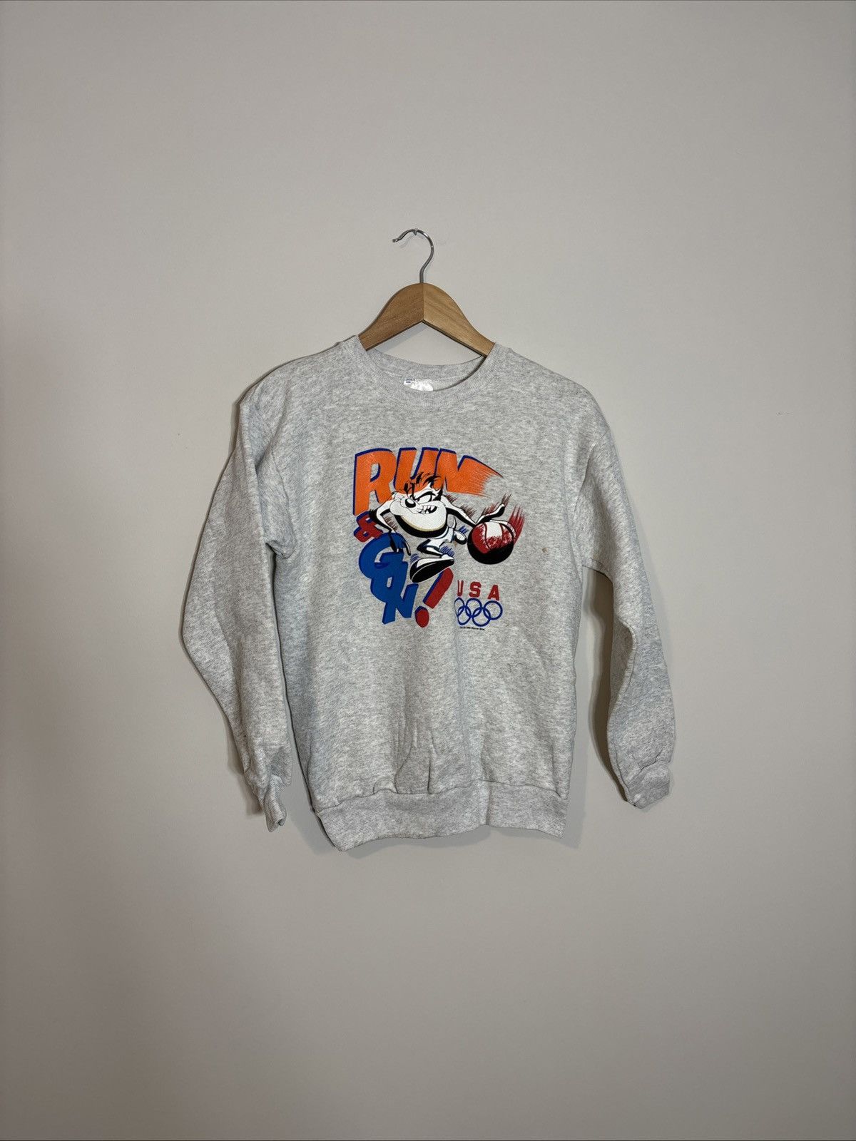 Vintage Vintage Team USA Olympics Taz Crewneck Size US S / EU 44-46 / 1 - 1 Thumbnail
