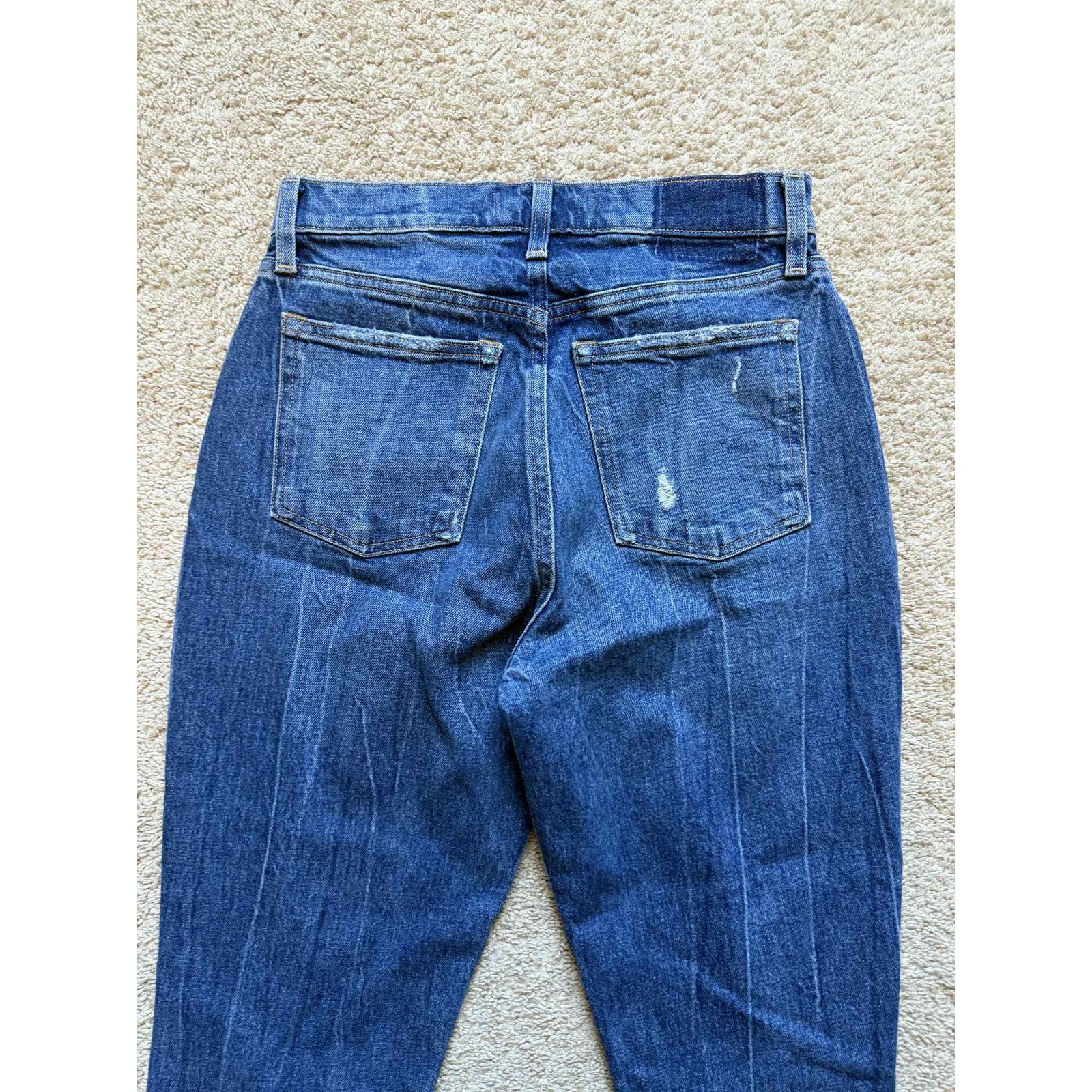 Abercrombie & Fitch Abercrombie & Fitch High Rise Mom Jeans Blue 4 / 27 Size 27" / US 4 / IT 40 - 6 Thumbnail
