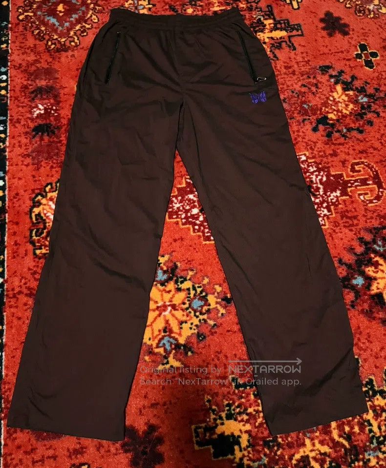 Needles Needles size S Butterfly embroidered nylon sport pants Size US 32 / EU 48 - 1 Thumbnail