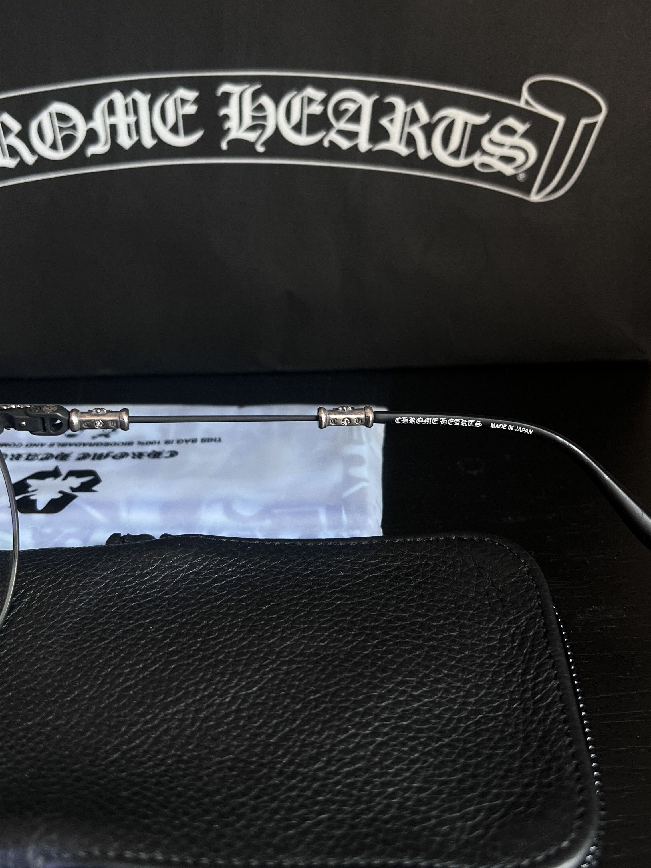 Chrome Hearts Chrome Hearts BUBBA – A – MATTE BLACK Glasses Size ONE SIZE - 8 Thumbnail