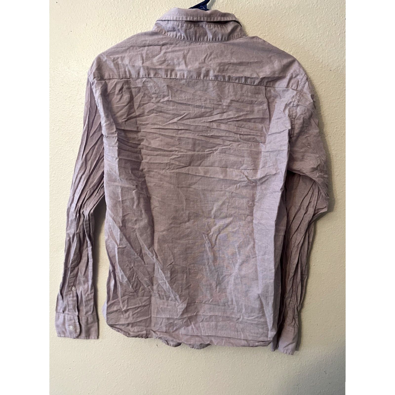 J.Crew J. Crew Men’s Shirt Slim Fit Button-Down Purple Solid M Long Sleeve Collared Casual Knit 100% Cotton Size US M / EU 48-50 / 2 - 3 Thumbnail