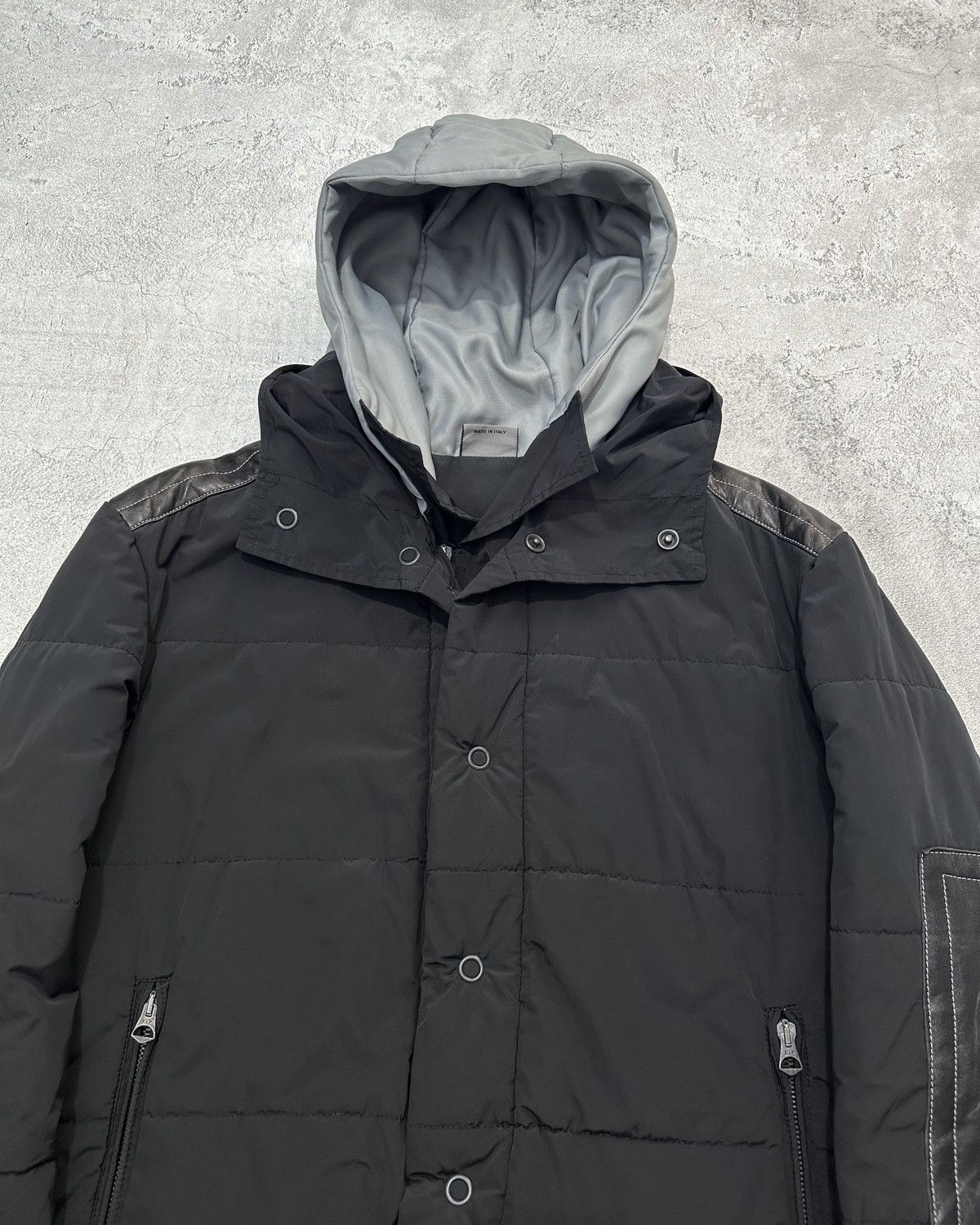 GIAN CARLO ROSSI Gian Carlo Rossi Double Hooded Puffer Jacket Size US S / EU 44-46 / 1 - 4 Thumbnail