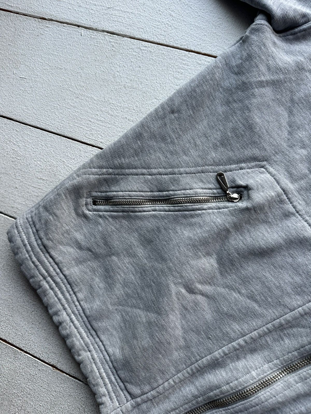 Vintage 🚨90s Nike Big Logo Swoosh Gray Oversized Sweatshirt y2k rare Size US S / EU 44-46 / 1 - 13 Thumbnail