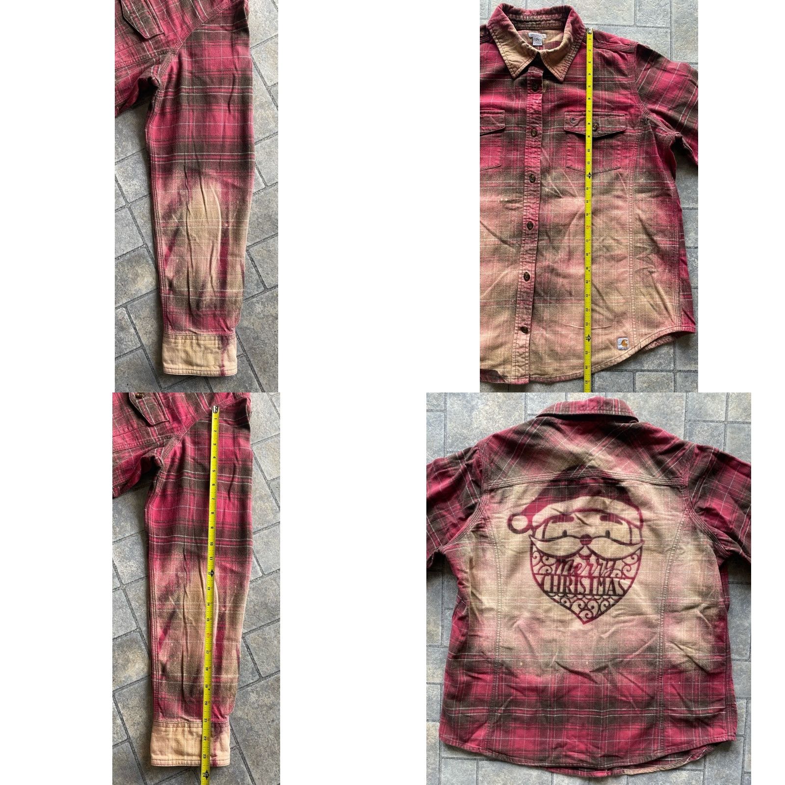 Carhartt Carhartt Shirt Women’s Flannel Button-Up XL 16/18 Christmas Santa Holiday Multicolor Size XL / US 12-14 / IT 48-50 - 8 Thumbnail