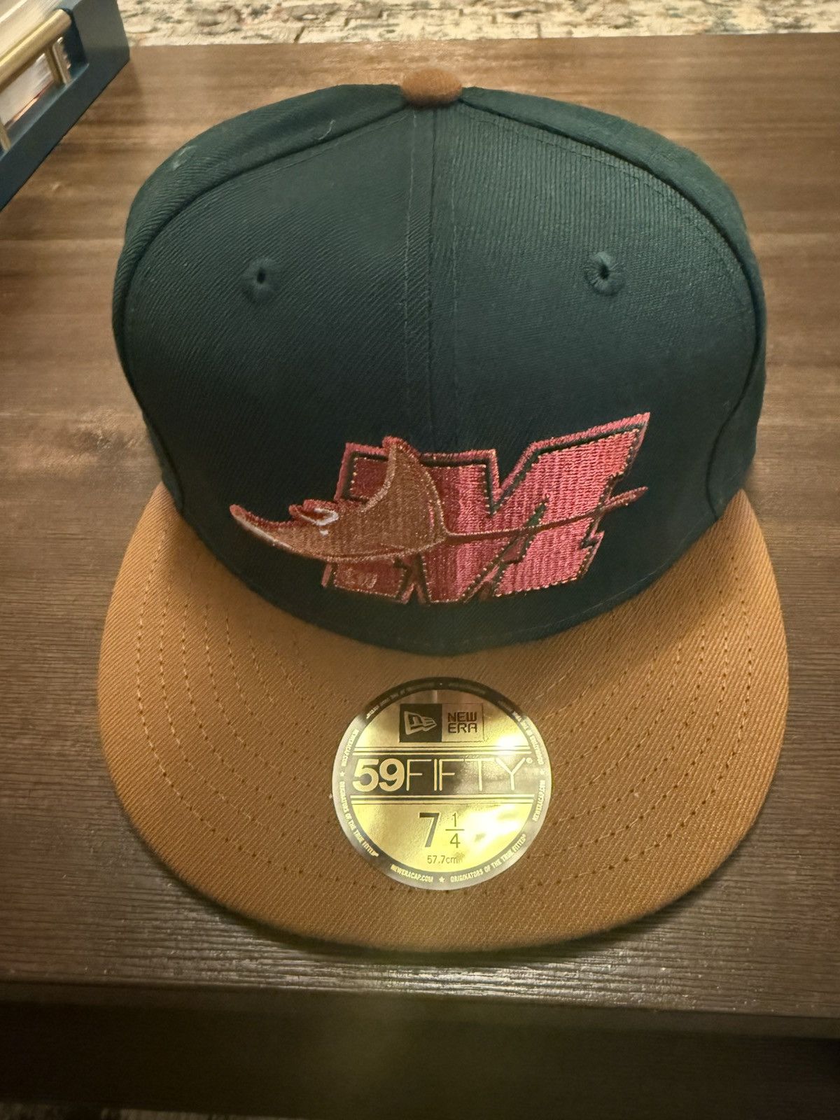 New Era 7 1/4 Southwest Michigan Devil Rays Fitted Hat Size ONE SIZE - 1 Thumbnail