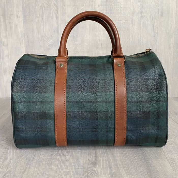 Polo Ralph Lauren Polo Ralph Lauren Mini Boston Bag Green Plaid