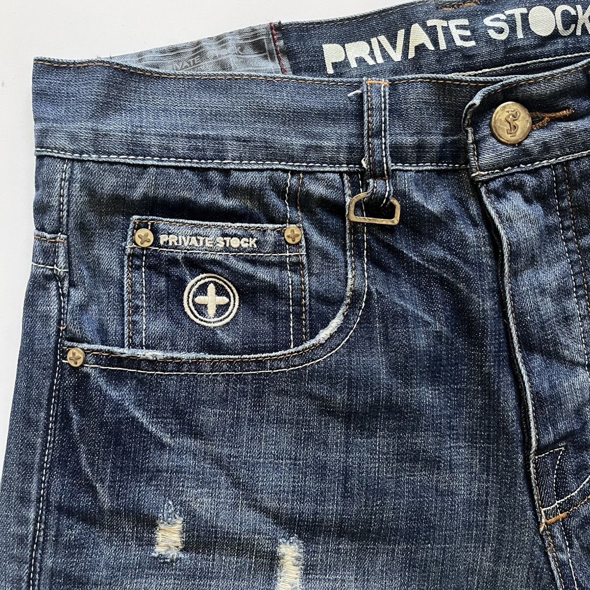Other Private Stock OPS Jeans Men’s 32x32 Rare Distressed Denim Size US 32 / EU 48 - 1 Thumbnail