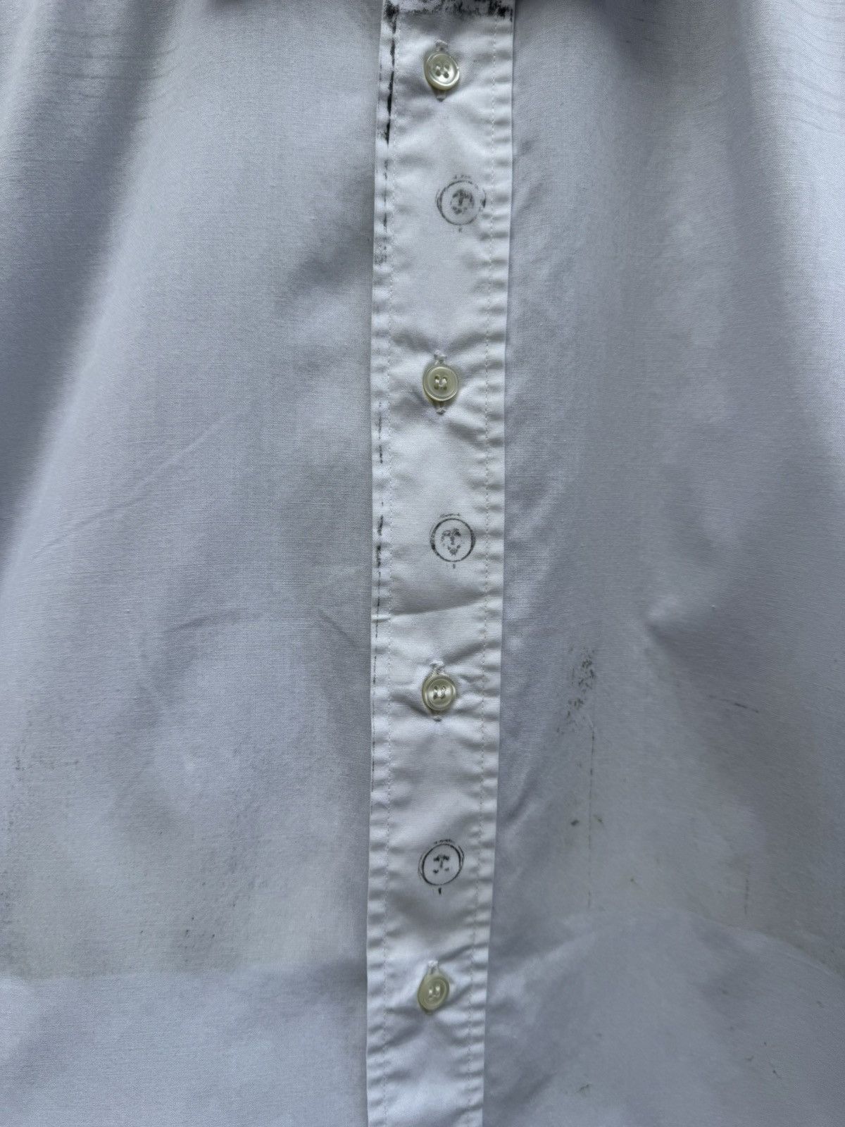Maison Margiela Maison Martin Margiela SS99 Artisanal Print Button-Up Shirt Size US M / EU 48-50 / 2 - 7 Thumbnail