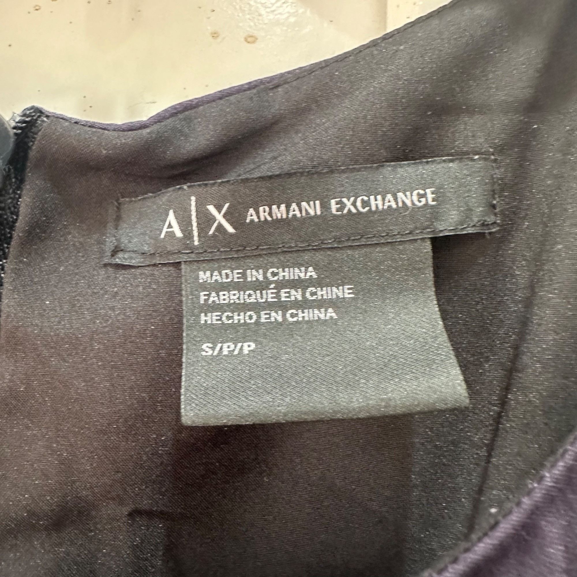 Armani Exchange ❤️Armani Exchange Women's Sz S Black Striped Sleeveless Knot Size S / US 4 / IT 40 - 5 Thumbnail