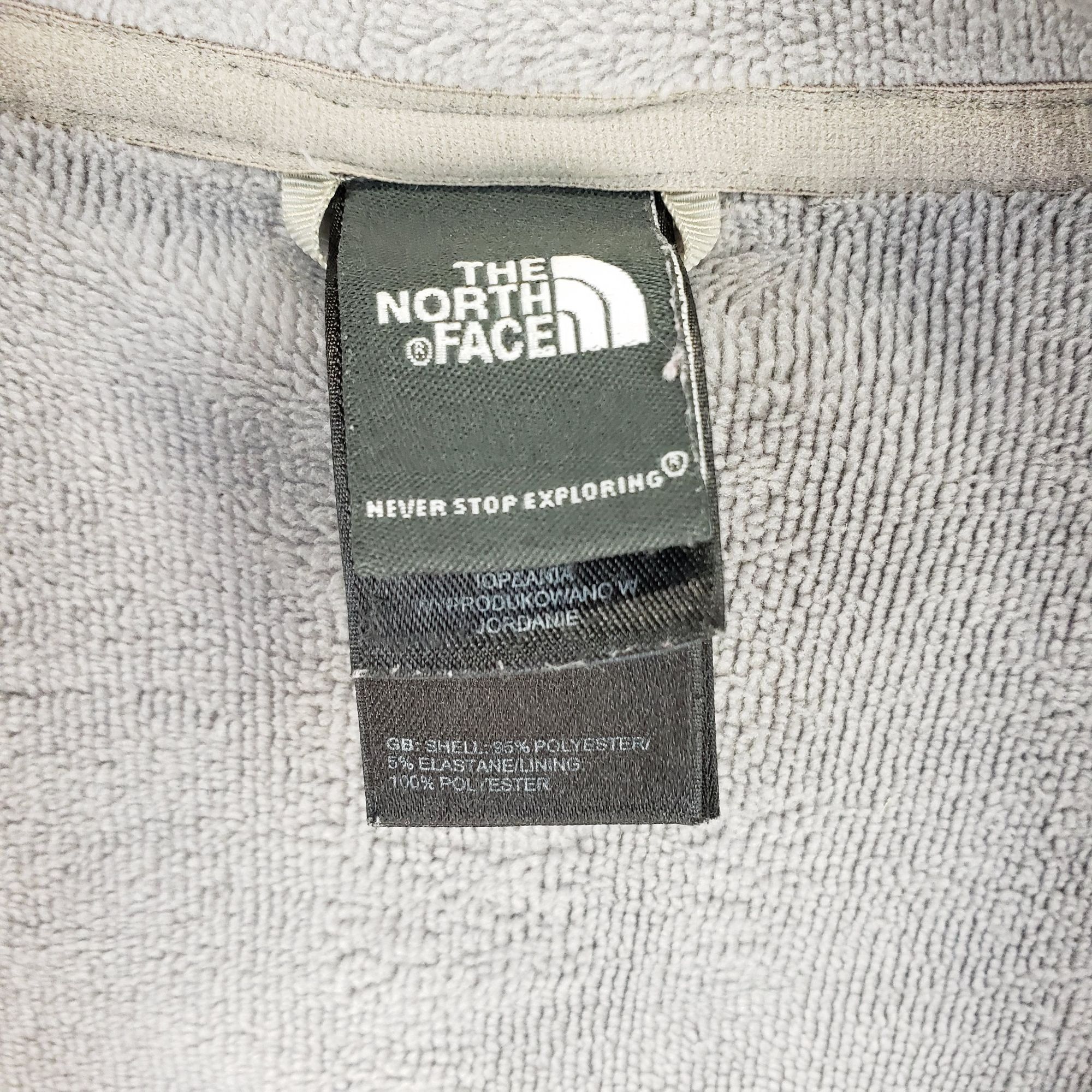 The North Face The North Face Womens Gray Full-Zip Mock Neck Jacket Size L Size L / US 10 / IT 46 - 11 Thumbnail