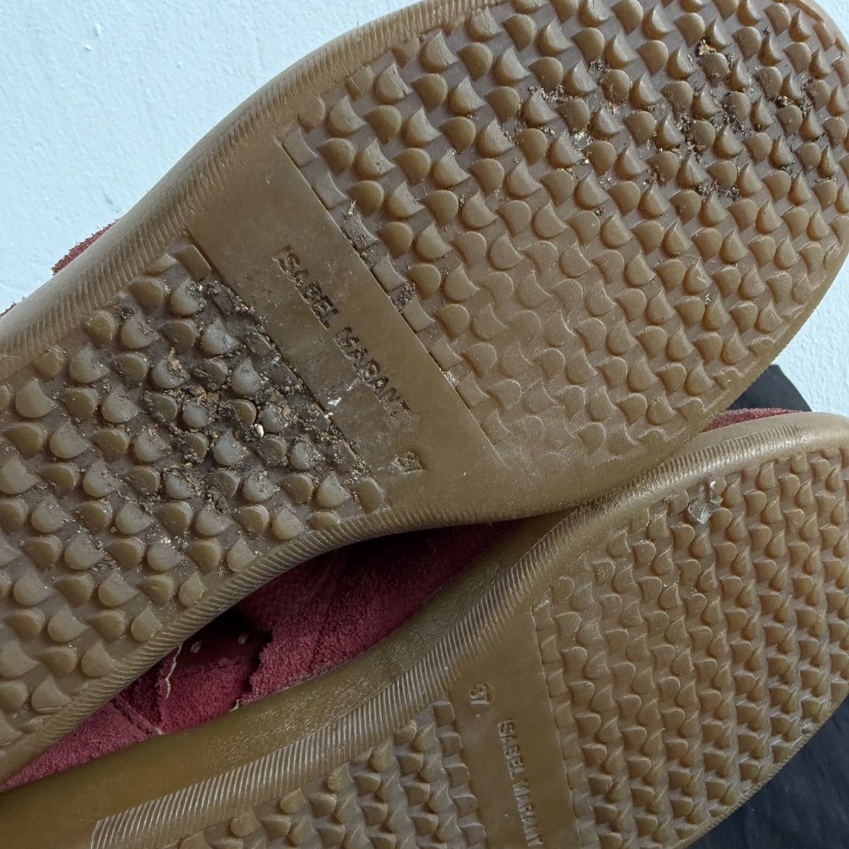 Isabel Marant Etoile Isabel Marang Wedge Red Suede Sneakers Size US 7 / IT 37 - 8 Thumbnail