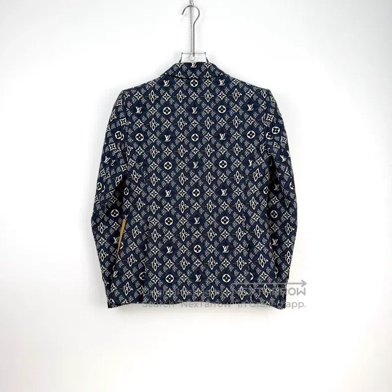 Louis Vuitton Louis Vuitton Dark blue suit jacket with classic logo blaz Size XS / US 0-2 / IT 36-38 - 4 Thumbnail