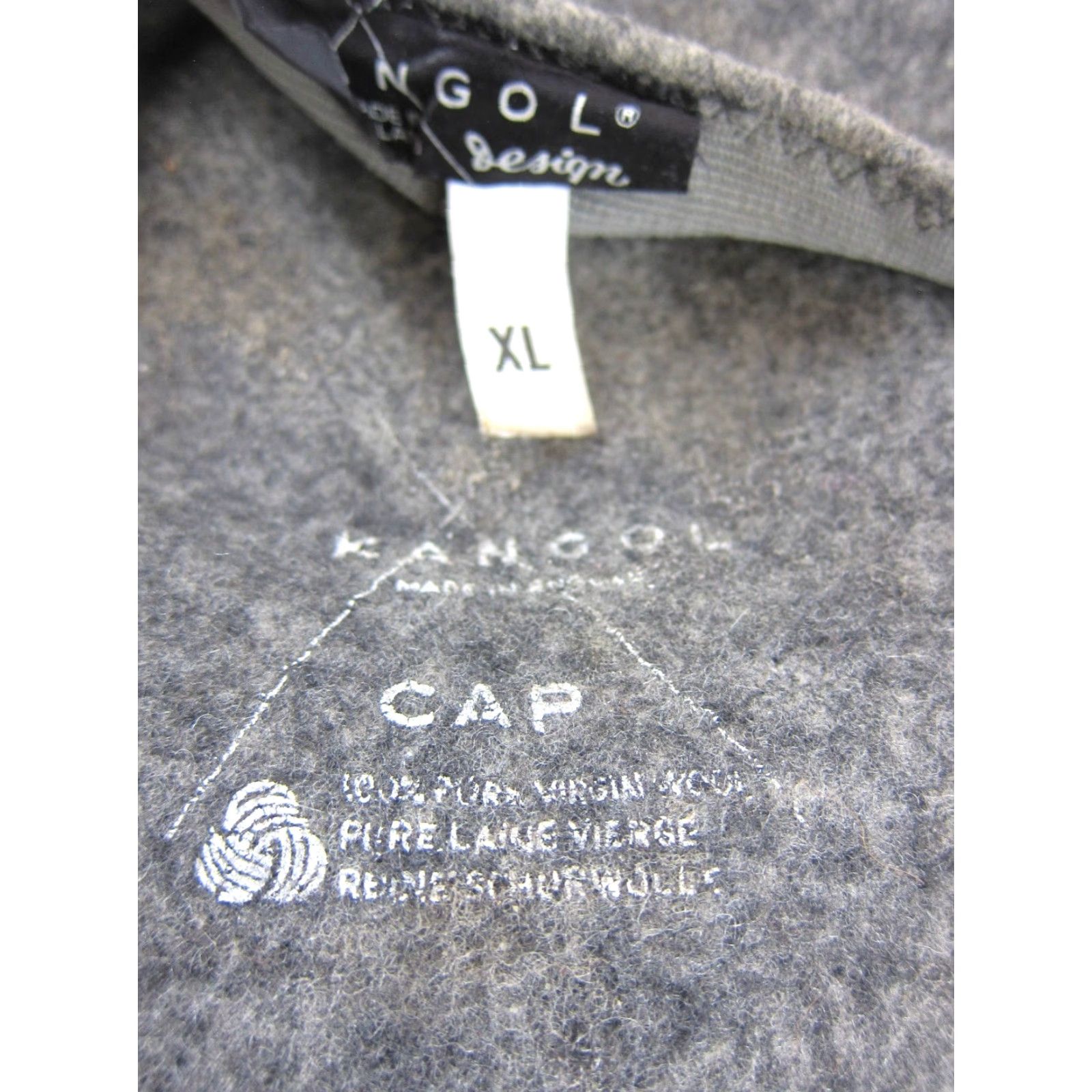 Kangol VINTAGE Kangol Design Hat XL Newsboy Wool Grey Cabbie Gatsby MD Men Size ONE SIZE - 2 Thumbnail
