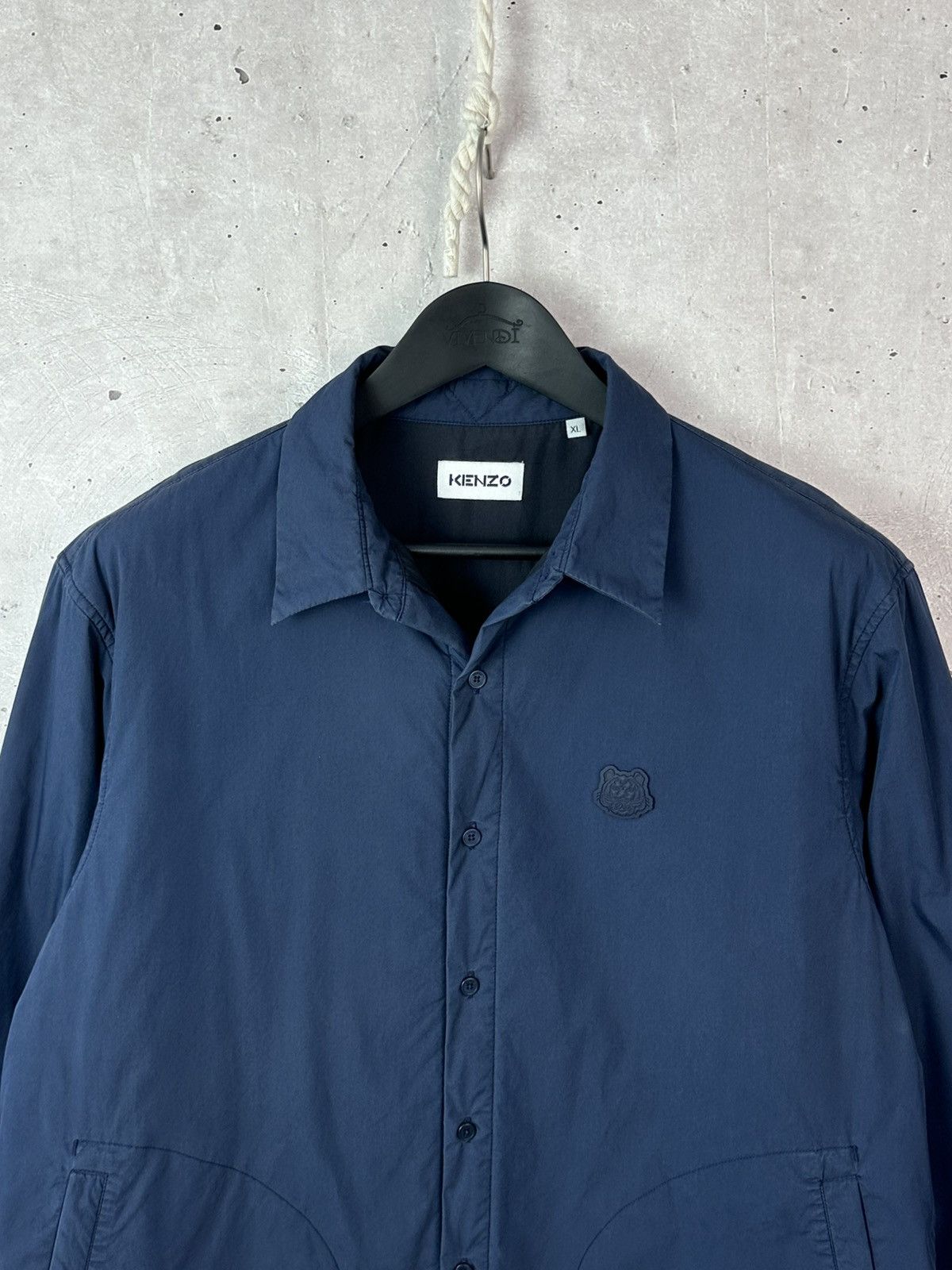 Kenzo Kenzo Blue Light Insulated Men’s Coach Overshirt-Jacket Size US XL / EU 56 / 4 - 2 Thumbnail