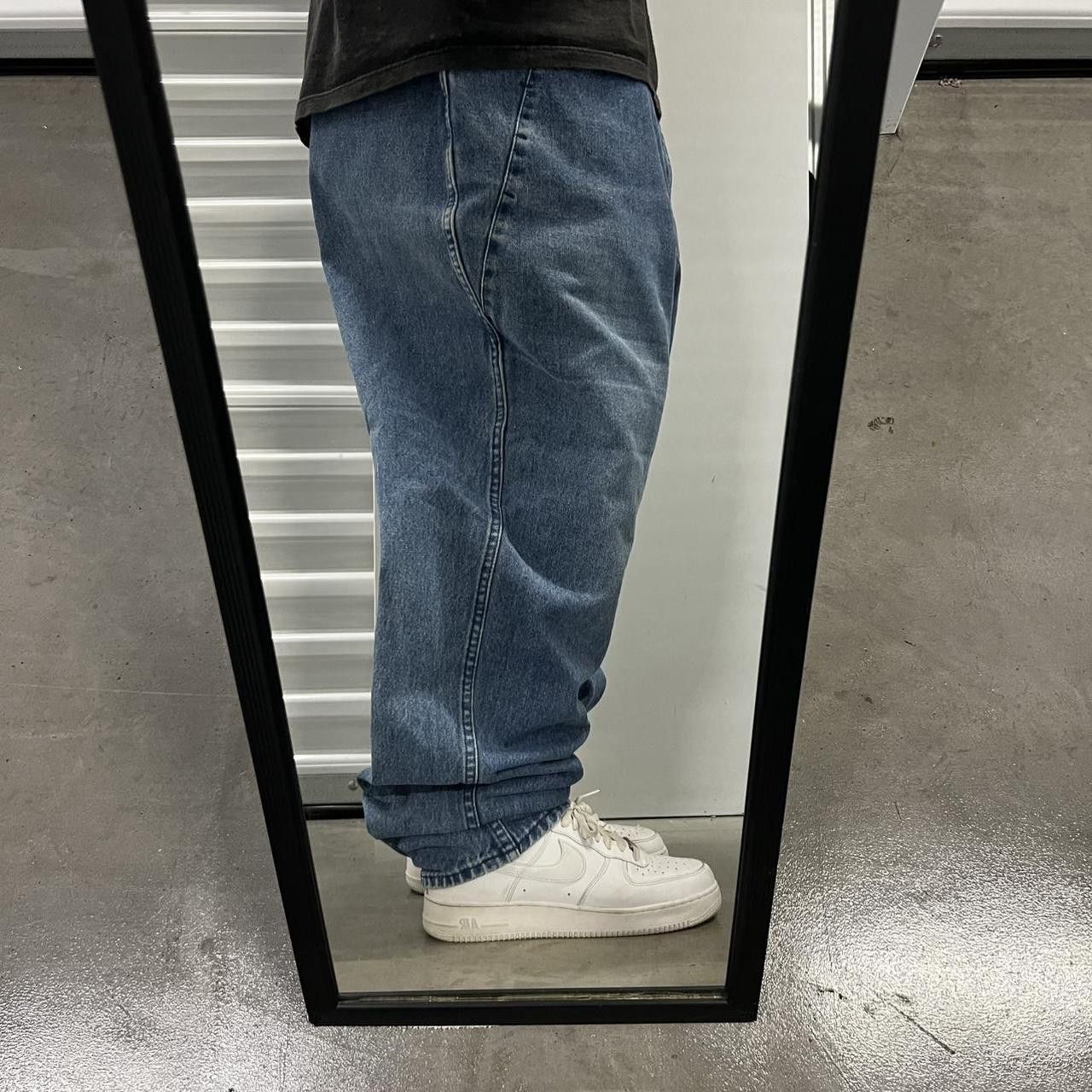 Coca Cola × Vintage Vintage Y2K Baggy Rare Coca Cola Medium wash Denim Jeans! Size US 38 / EU 54 - 2 Thumbnail