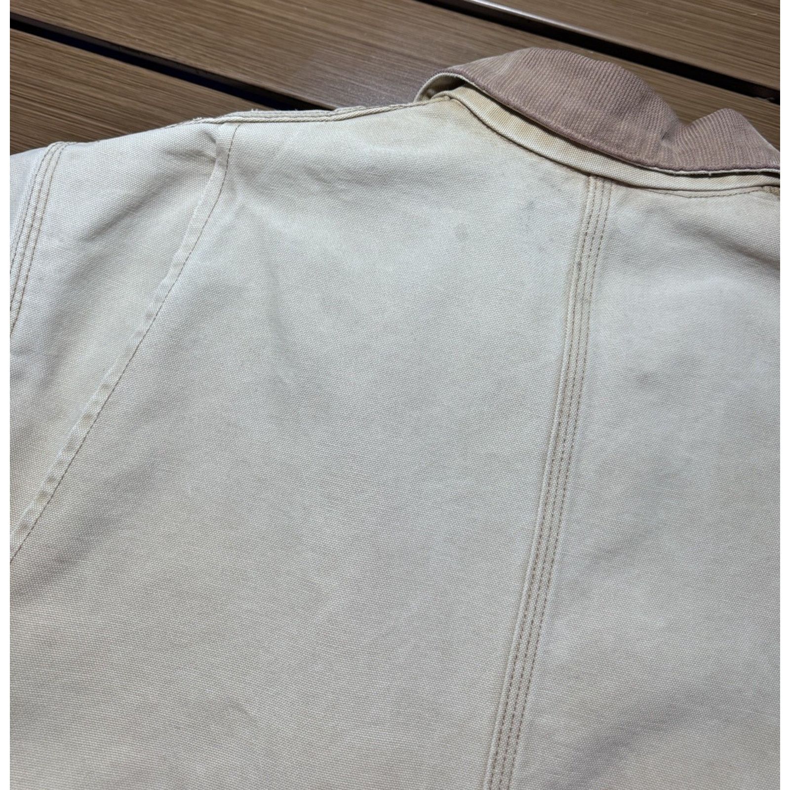 Carhartt Vintage 90’s Carhartt Chore Jacket XL Blanket Lined TAN Size US XL / EU 56 / 4 - 17 Thumbnail