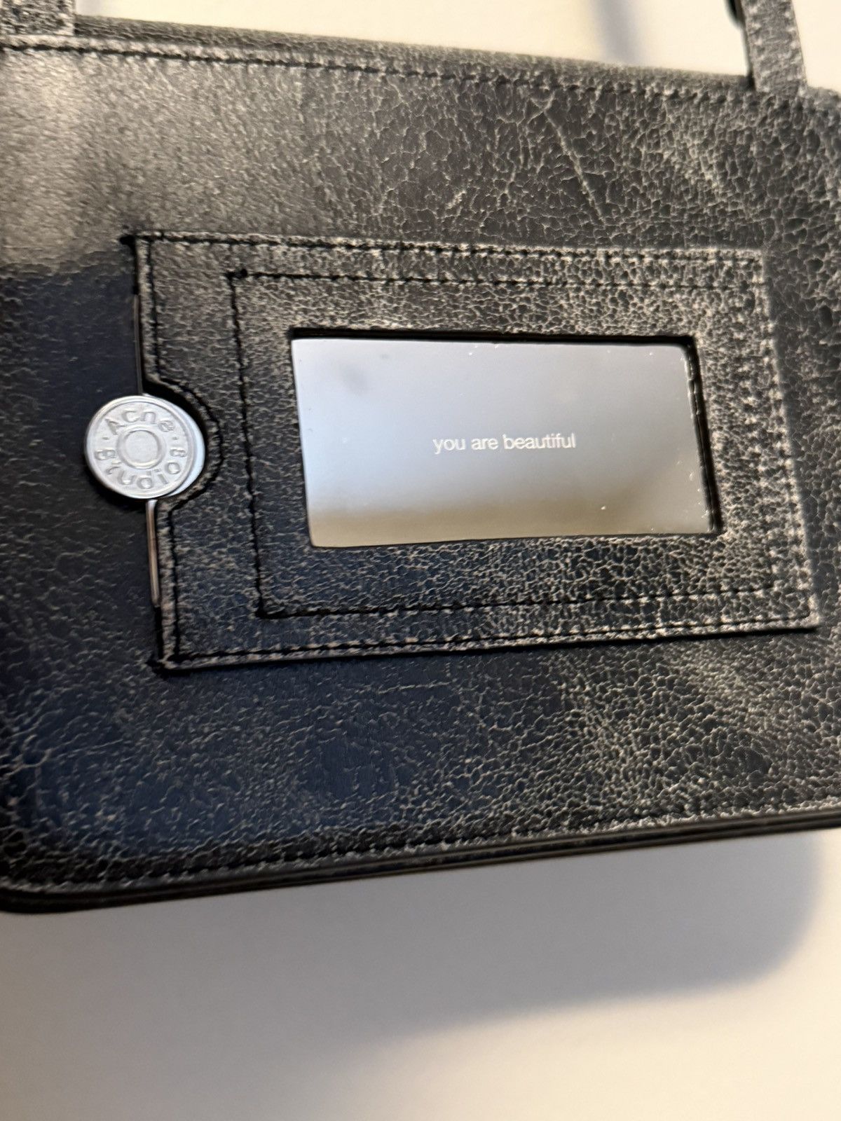 Acne Studios Acne Studios Crackle Small Crossbody Size ONE SIZE - 7 Thumbnail