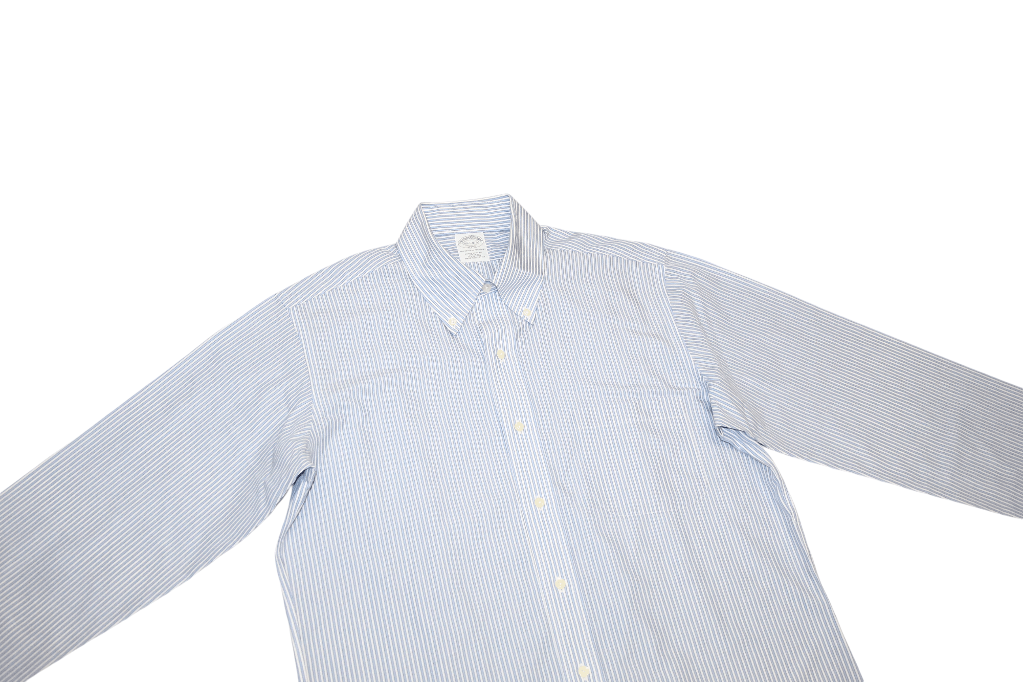 Brooks Brothers Brooks Brothers 346 Extra Slim Fit Non Iron Oxford Shirt Size US M / EU 48-50 / 2 - 3 Thumbnail