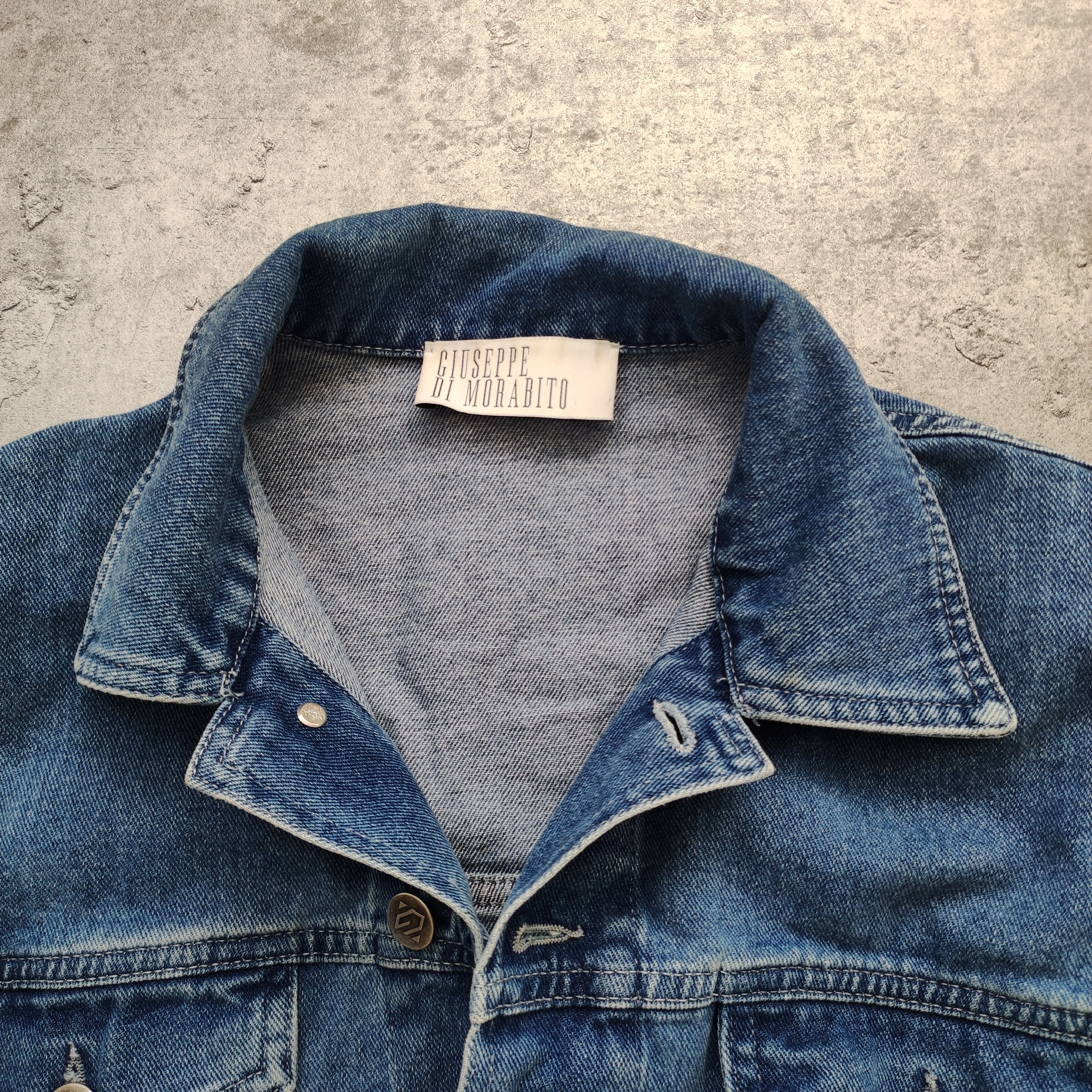 Other Giuseppe Di Morabito Classic Luxury Boxy Denim Jacket Size US M / EU 48-50 / 2 - 5 Thumbnail