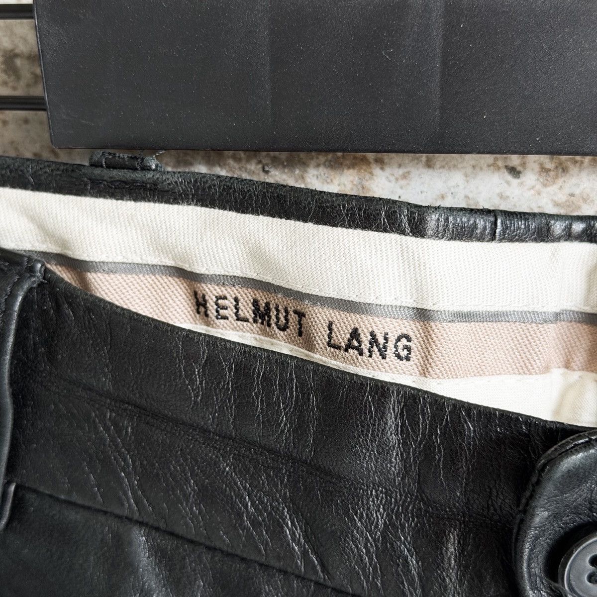 Helmut Lang Vintage Helmut Lang Lambskin Leather Pants Size US 34 / EU 50 - 4 Thumbnail