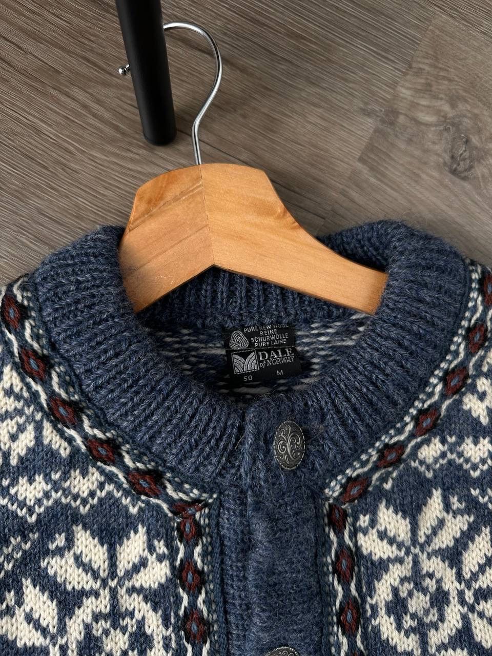 Dale Of Norway × Vintage Dale of Norway Cardigan Wool Nordic Snowflake Knit Sweater Size US M / EU 48-50 / 2 - 8 Thumbnail