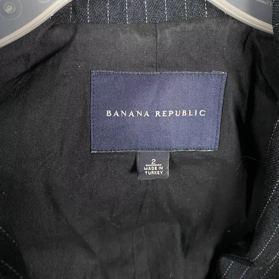 Banana Republic Banana Republic Blazer Women's Size 2 Striped Adults Size XS / US 0-2 / IT 36-38 - 2 Thumbnail