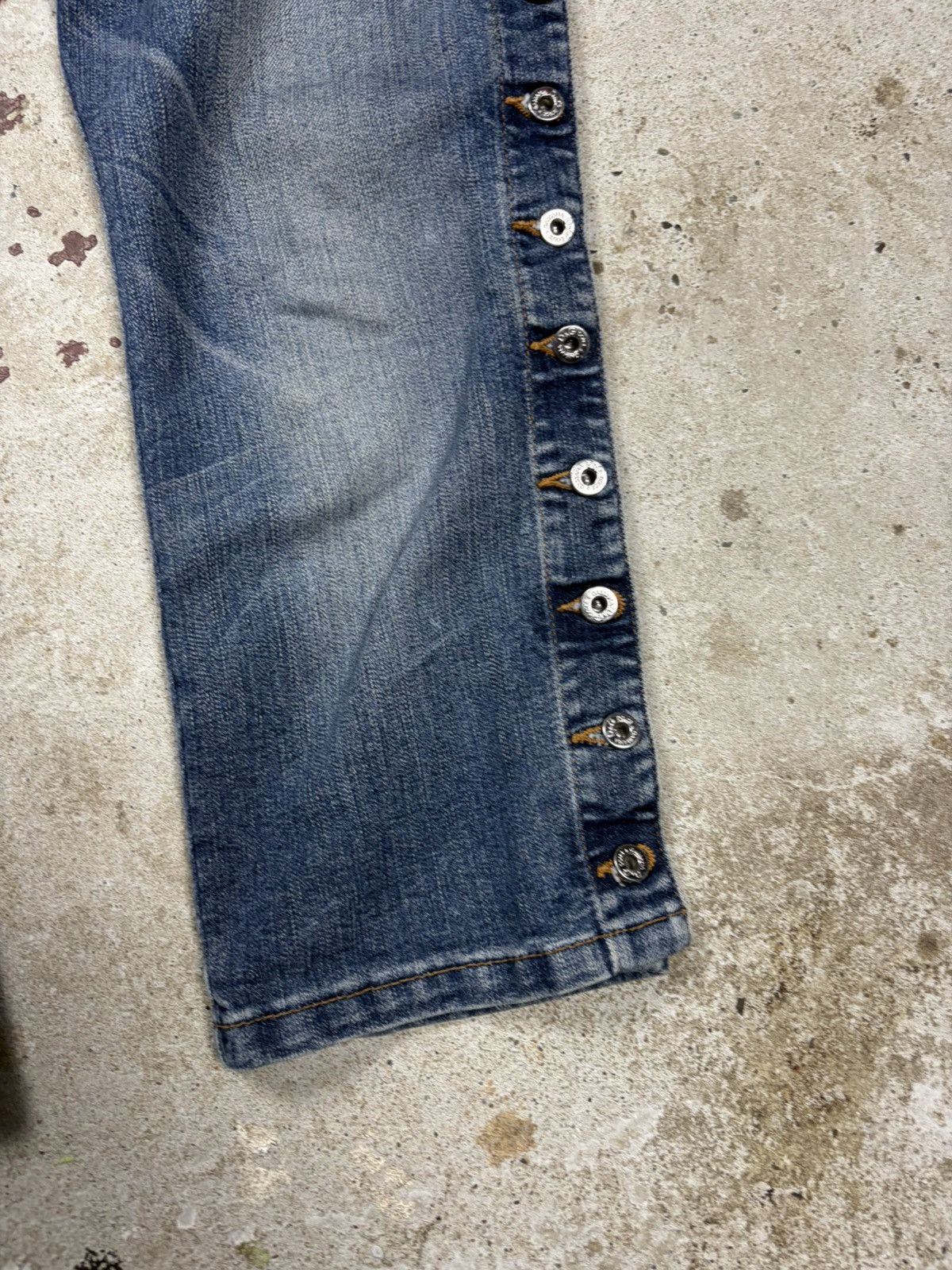 Dolce & Gabbana 2000s Dolce & Gabbana Low Rise Capri 3/4 Jeans Denim Pants Size 30" / US 8 / IT 44 - 3 Thumbnail