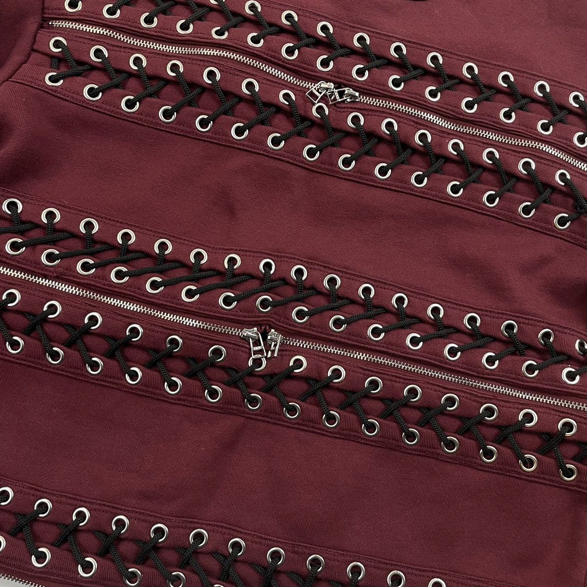 Hood By Air Hood by Air fall 2014 burgundy bondage top Size S / US 4 / IT 40 - 4 Thumbnail