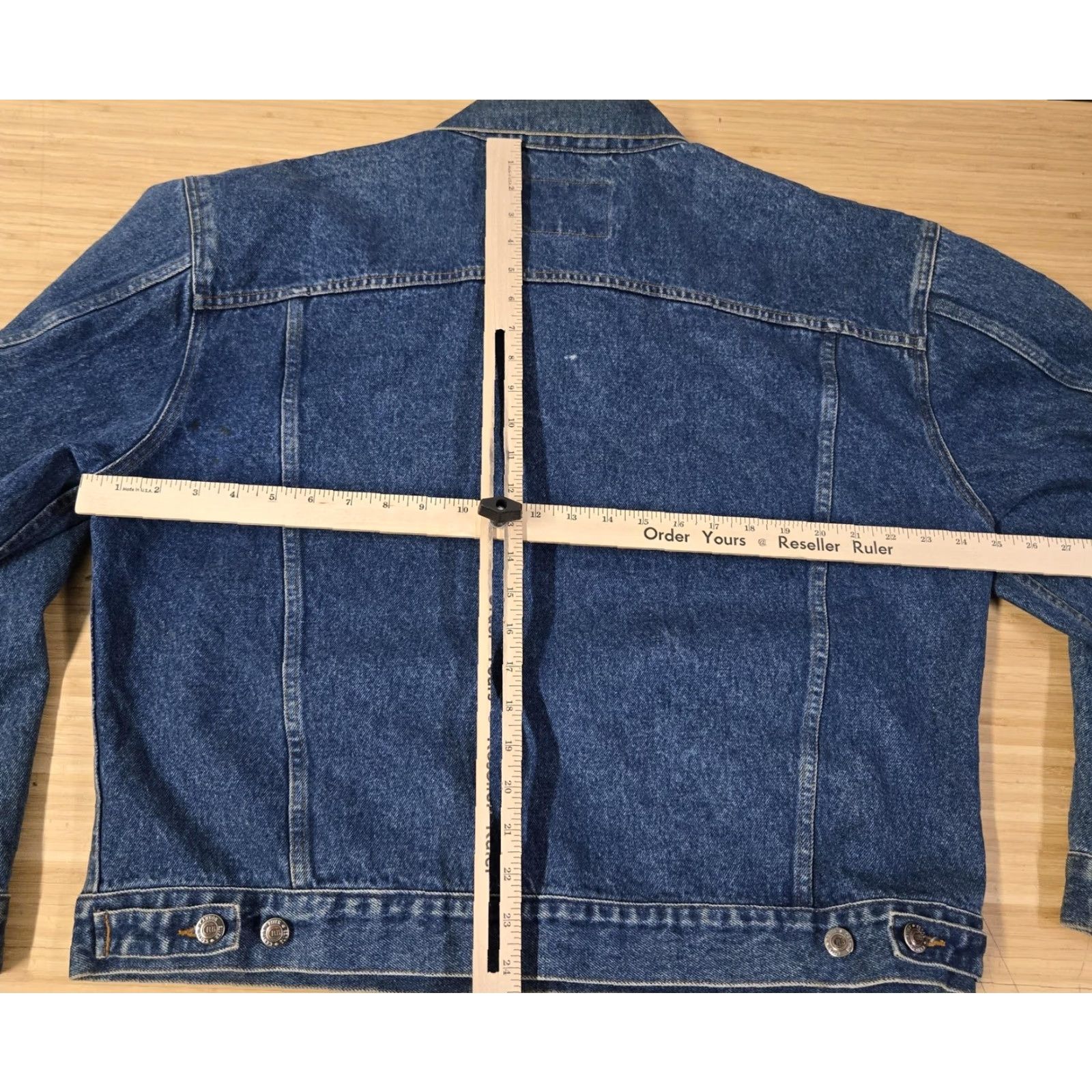 Vintage VINTAGE Canyon River Blues Denim Jacket Mens L Blue Truck­er Classic Style 35433 Size US L / EU 52-54 / 3 - 7 Thumbnail