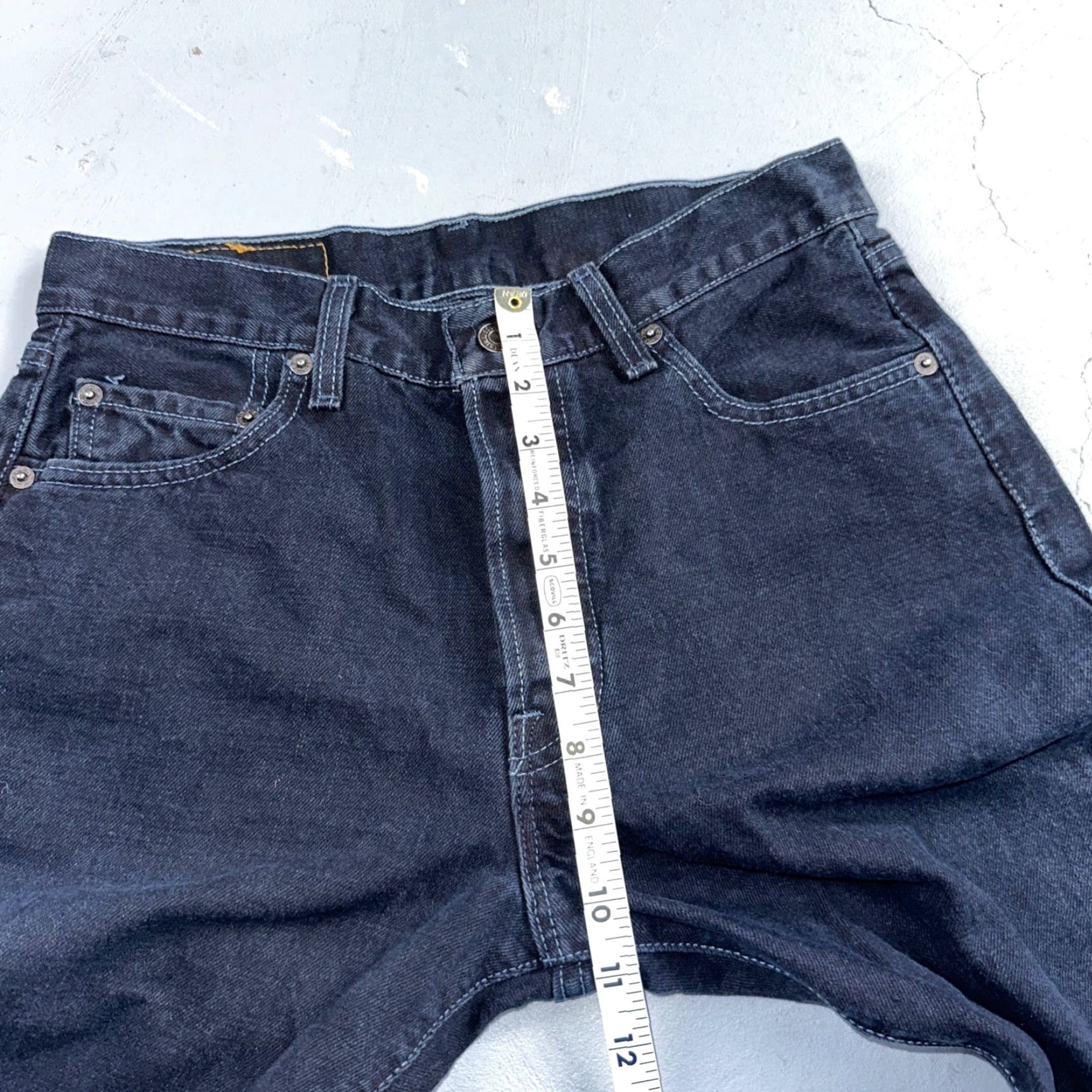 Levi's VINTAGE Levi's 501 Jeans 90s Mexico Straight Levi's 501 30x32 Dark Wash Blue Men Jeans 30 Regular 32 Inseam 90s Theme Vintage Size US 30 / EU 46 - 6 Thumbnail