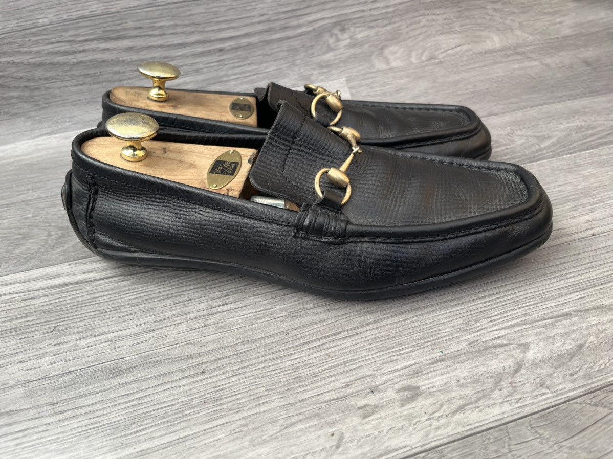 Gucci Gucci horsebit black leather loafers sz 43.5 Size US 10.5 / EU 43-44 - 7 Thumbnail