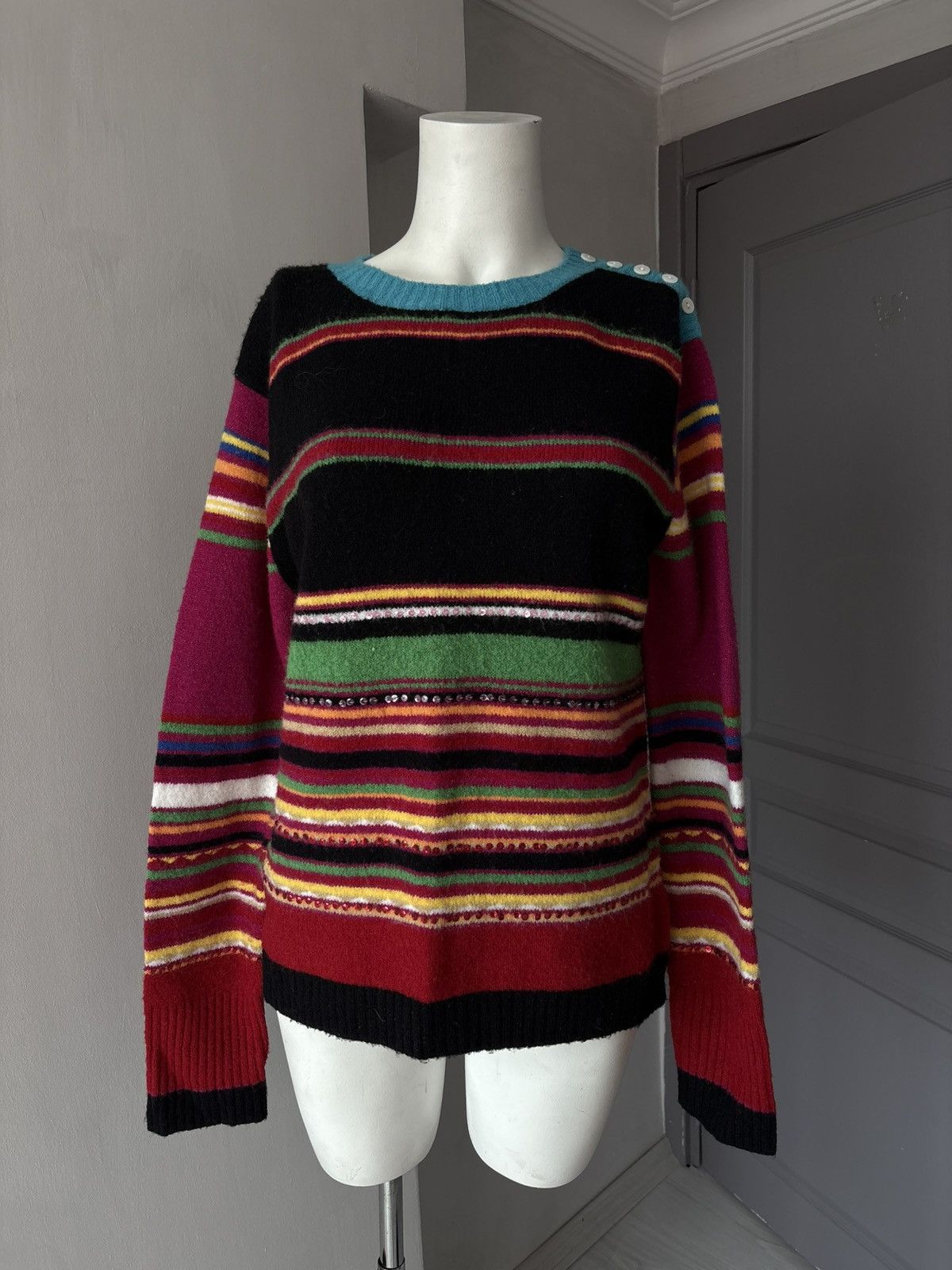 Vintage Derhy jumper Size L / US 10 / IT 46 - 5 Thumbnail