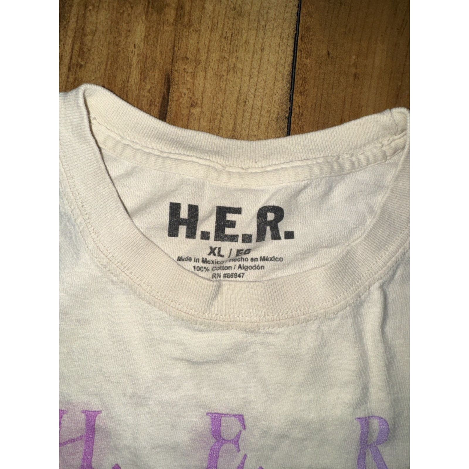 Vintage H.E.R. Back Of My Mind T-Shirt Tan XL Mens 22x27 Brown Unbranded Shirt Size US XL / EU 56 / 4 - 3 Thumbnail
