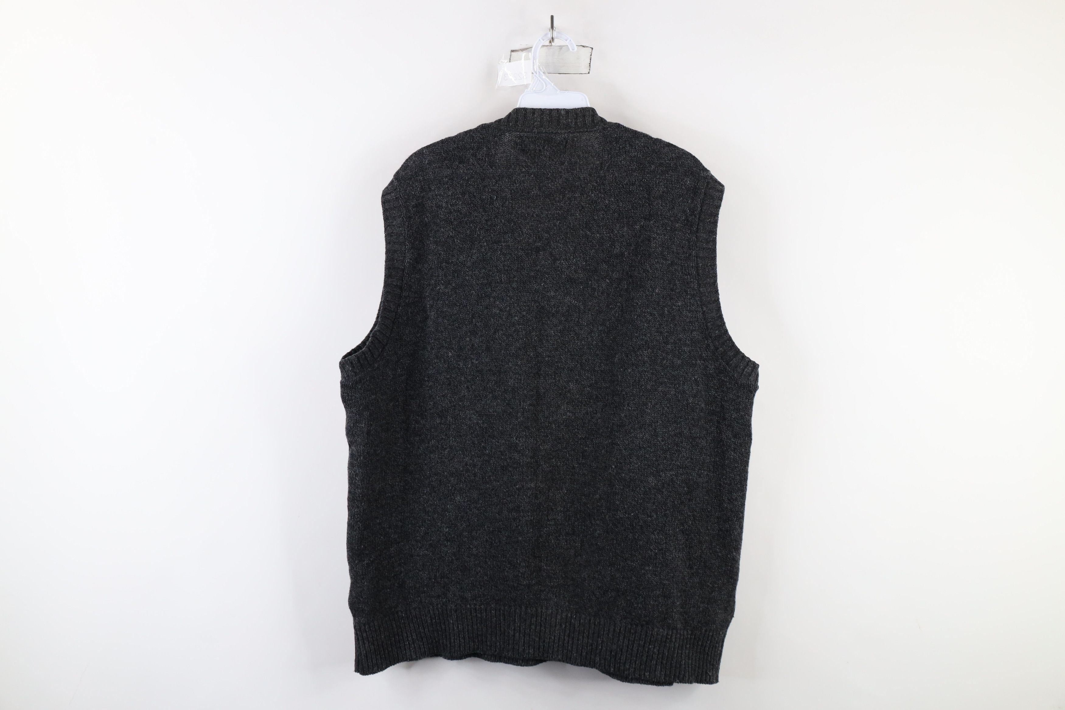 Vintage Vintage 90s Shetland Wool Herringbone Knit Sweater Vest USA Size US XL / EU 56 / 4 - 8 Thumbnail