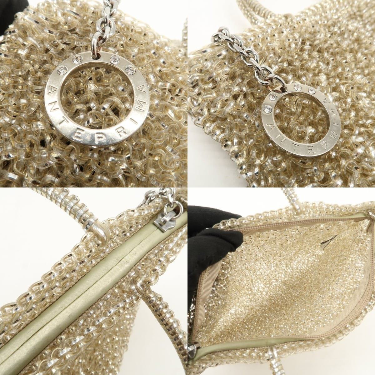 ANTEPRIMA Anteprima Wire Bag PVC Shoulder Gold Size ONE SIZE - 6 Thumbnail