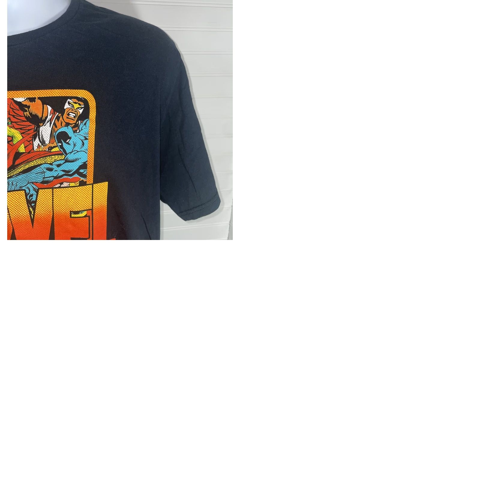 Vintage VINTAGE Marvel Group Graphic Shirt Men 2XL Black Crew Neck Short Sleeve Cotton RN#86947 Size US XXL / EU 58 / 5 - 12 Thumbnail