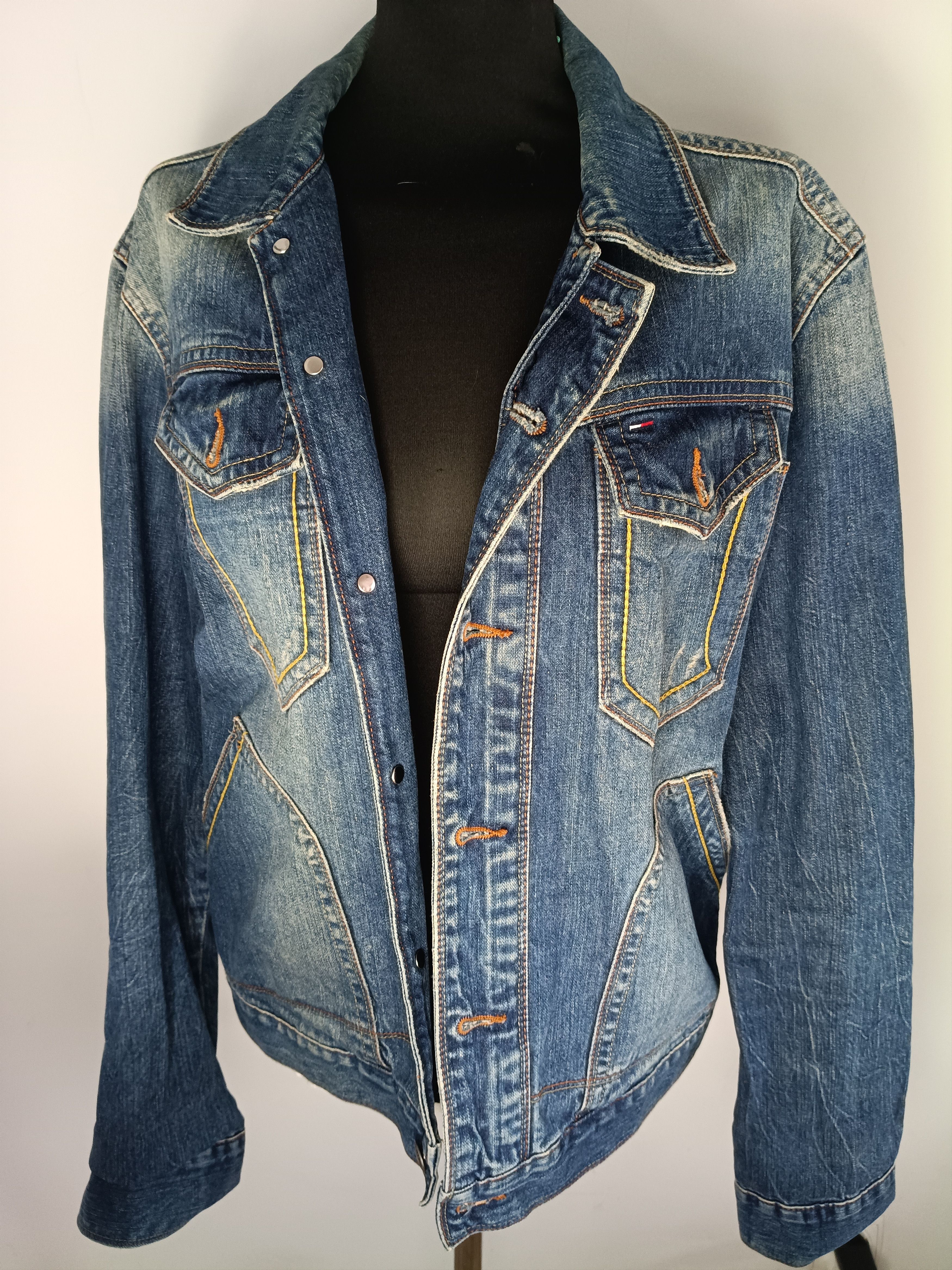 Tommy Hilfiger Tommy Hilfiger denim jacket y2k Size L / US 10 / IT 46 - 1 Thumbnail