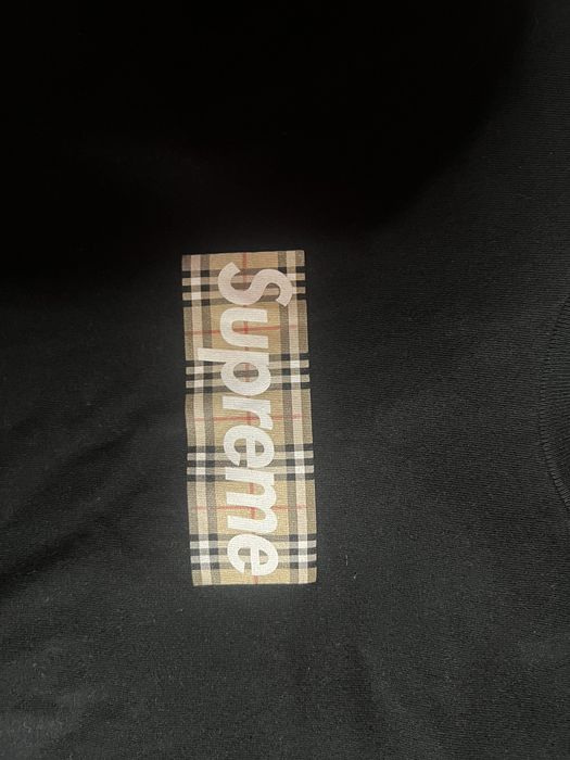 Supreme Burberry Box Logo Tee