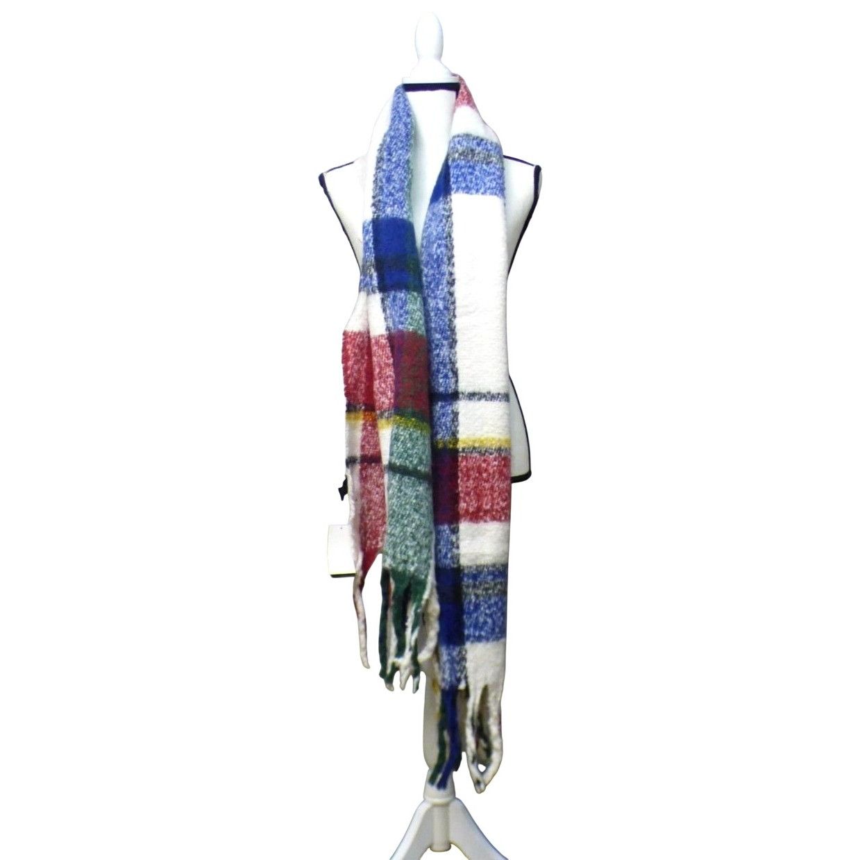 Other CEJON Women’s Plaid Pattern Oversized Blanket Wrap / Scarf, Size ONE SIZE - 6 Thumbnail
